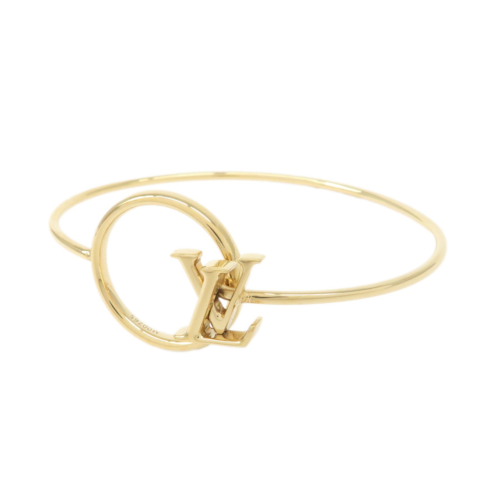 Louis Vuitton Bracelet Rigid LV Eclipse Bracelet Gold M00766
