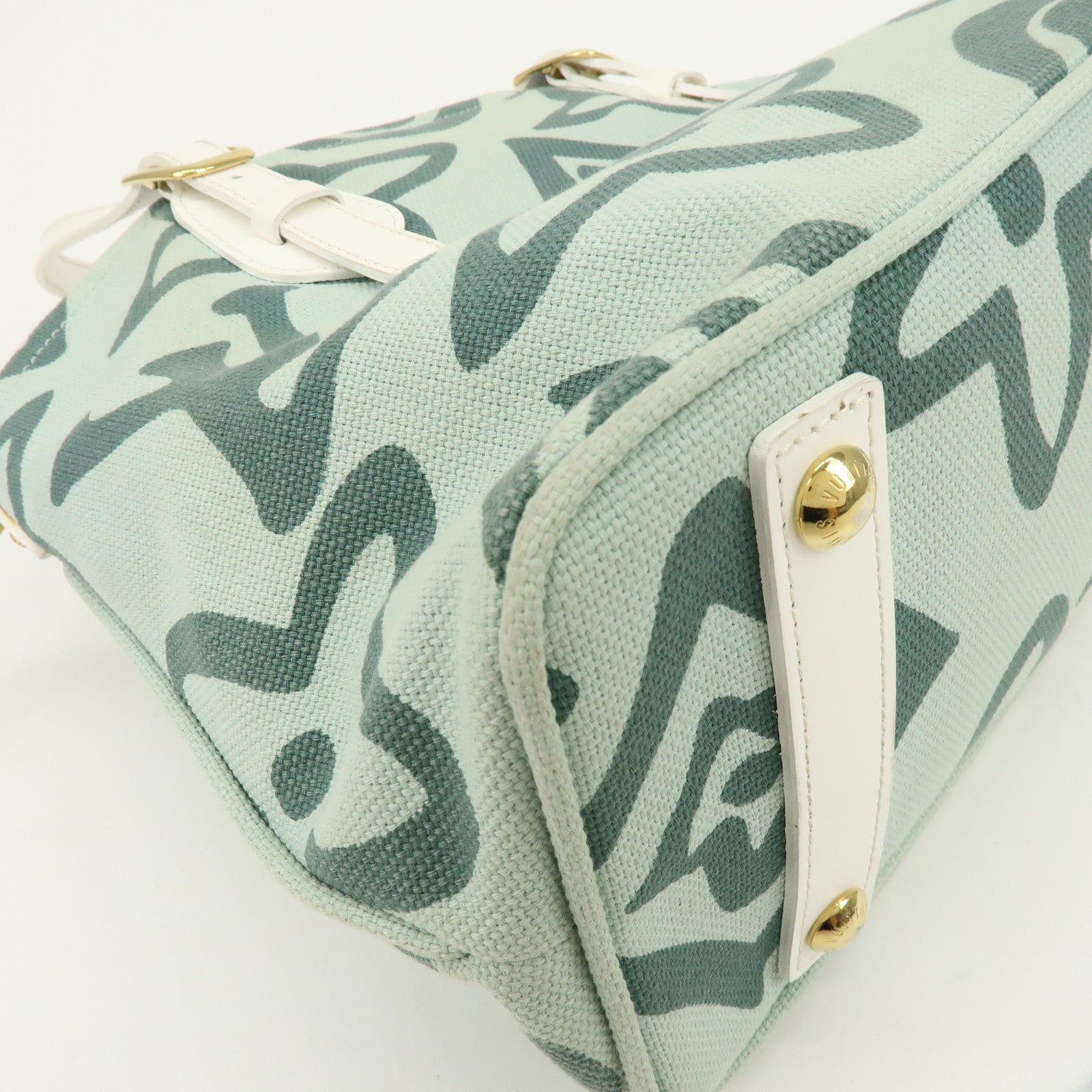 Louis Vuitton Cruise Line Tahitienne PM Canvas Tote Bag Mint M95678