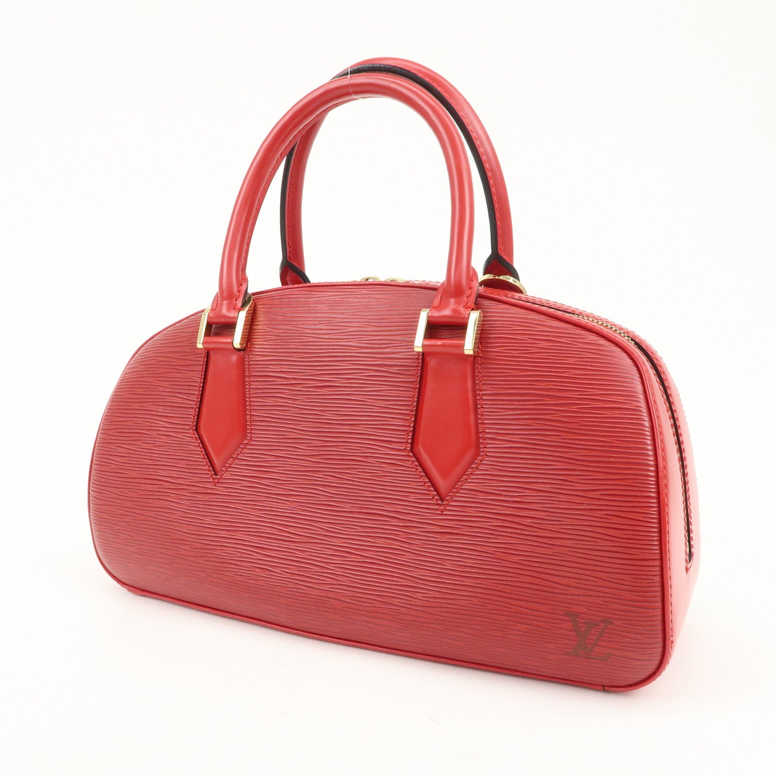 Louis Vuitton Epi Leather Jasmine Hand Bag Castilian Red M52087