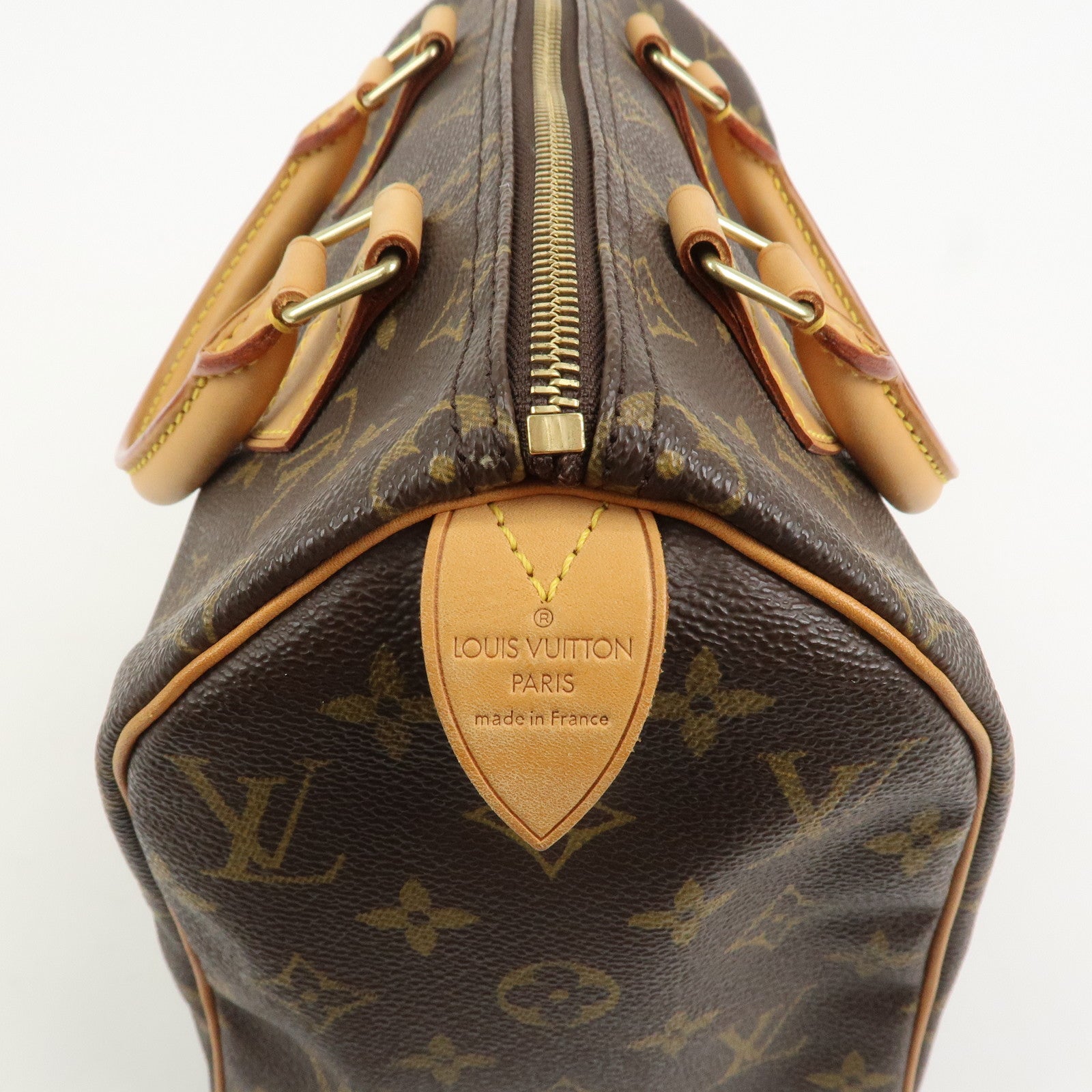 Louis Vuitton Monogram Speedy 25 Boston Bag Hand Bag Brown M41528