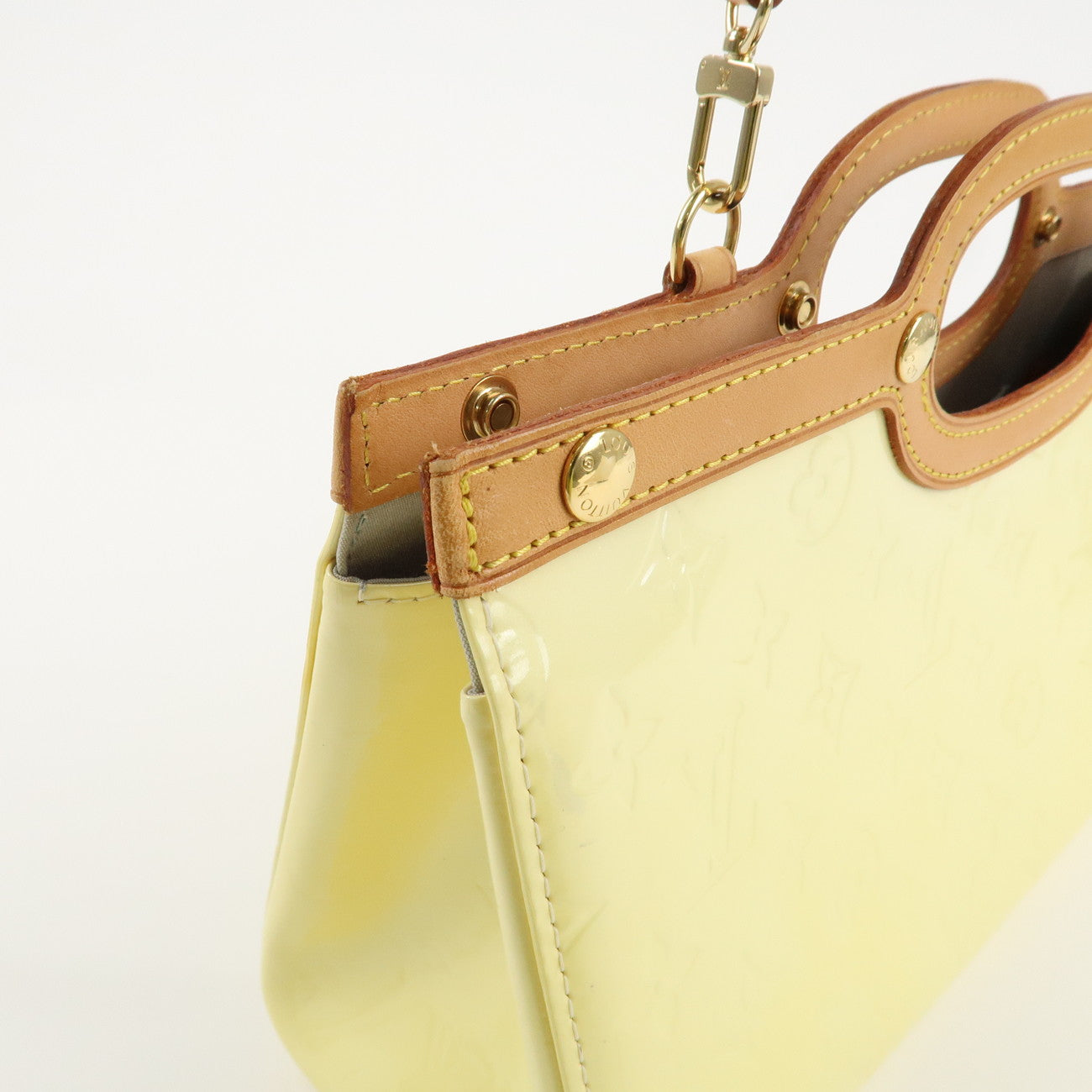 Louis Vuitton Monogram Vernis Roxbury Drive 2Way Bag Perle M91374 Used