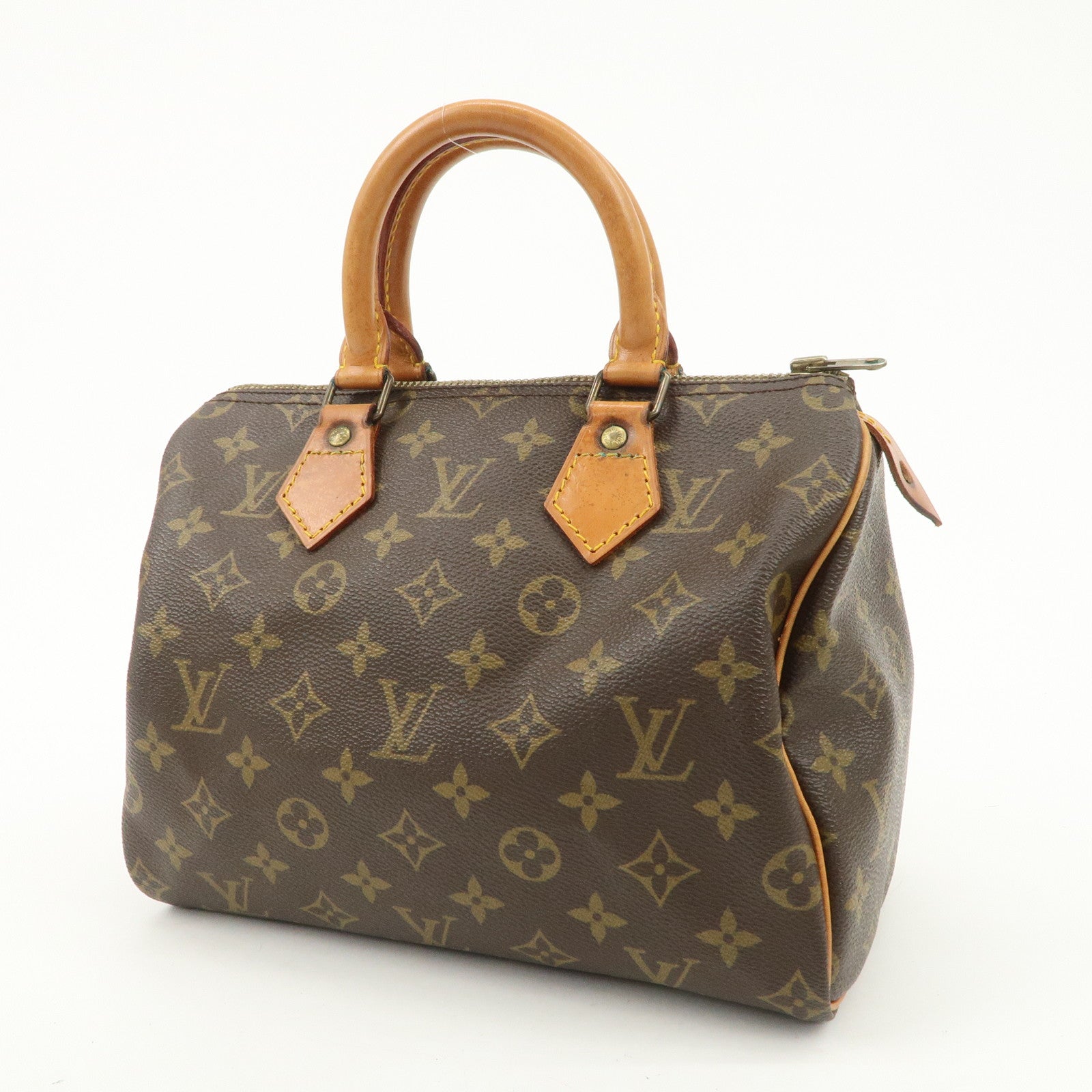 Louis Vuitton Monogram Canvas Speedy 25 Boston Bag Hand Bag M41528