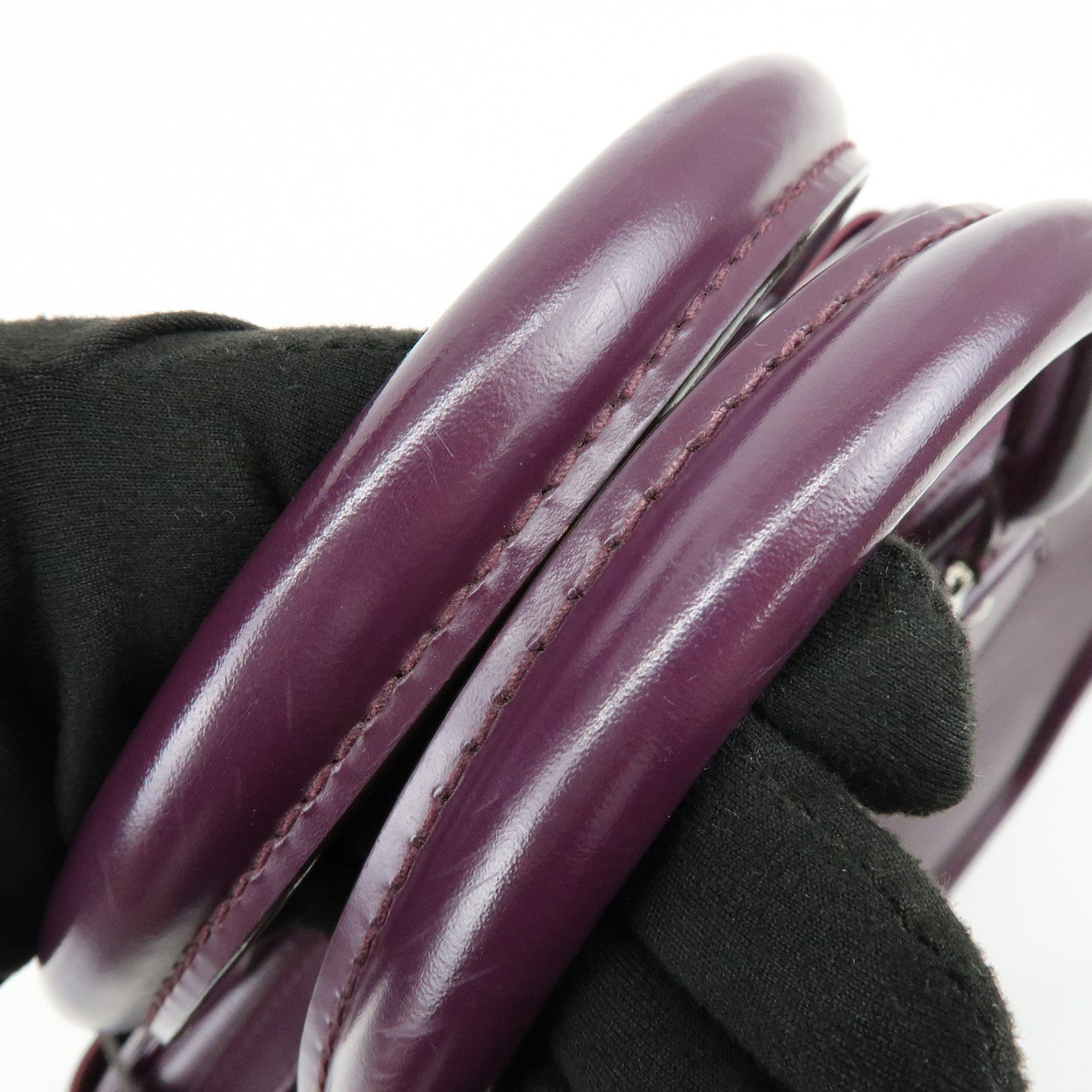 Louis Vuitton Epi Bowling Montaigne GM Hand Bag Cassis M5931K