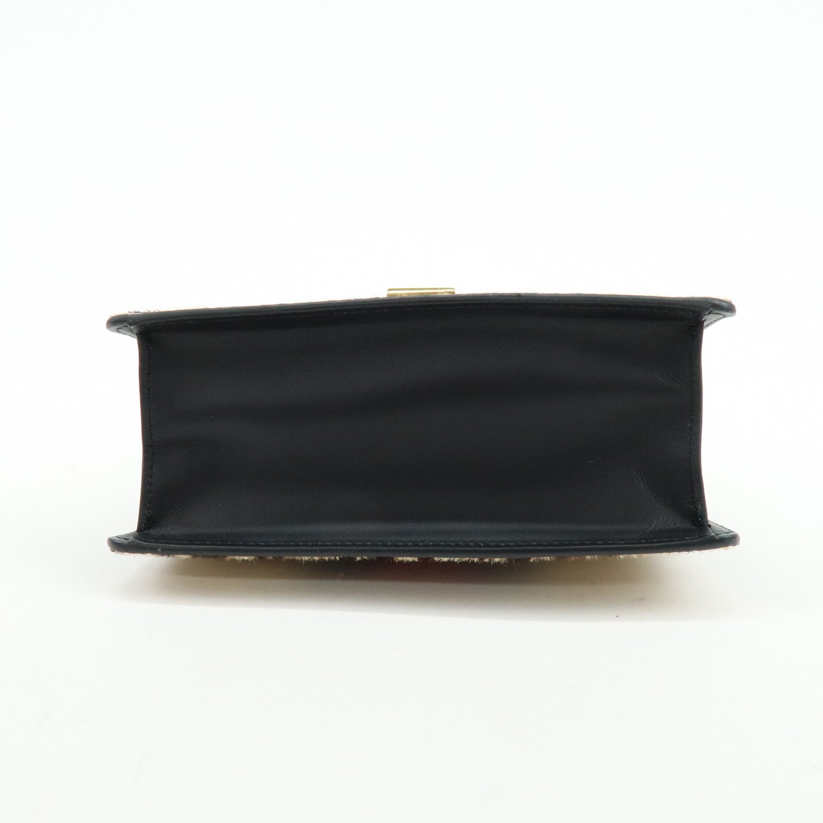 GUCCI Sherry Sylvie Pony Hair Leather 2Way Hand Bag Leopard 470270