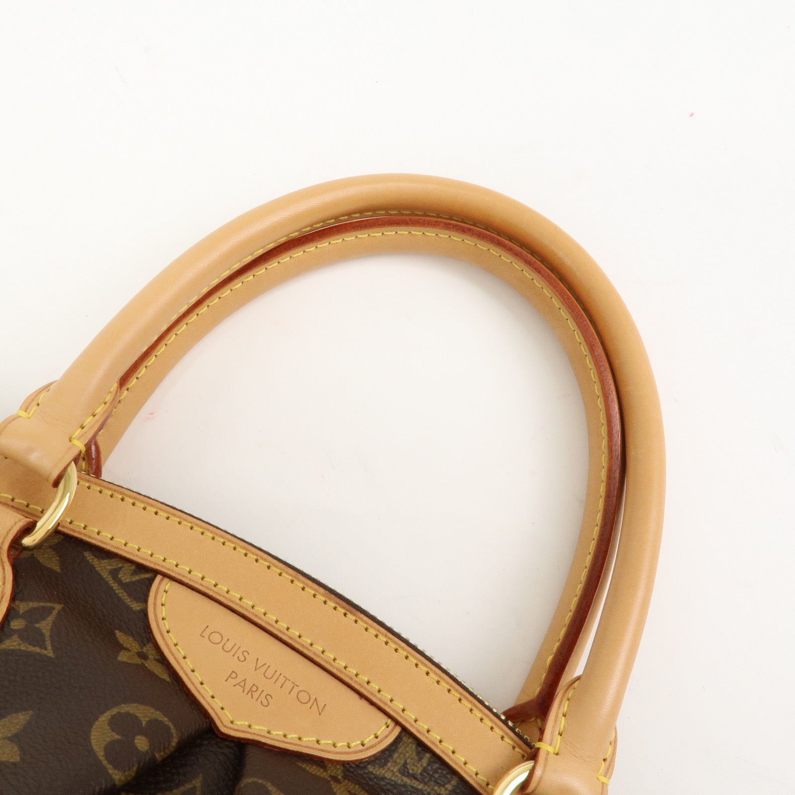 Louis Vuitton Monogram Tivoli PM Hand Bag Shoulder Bag Brown M40143