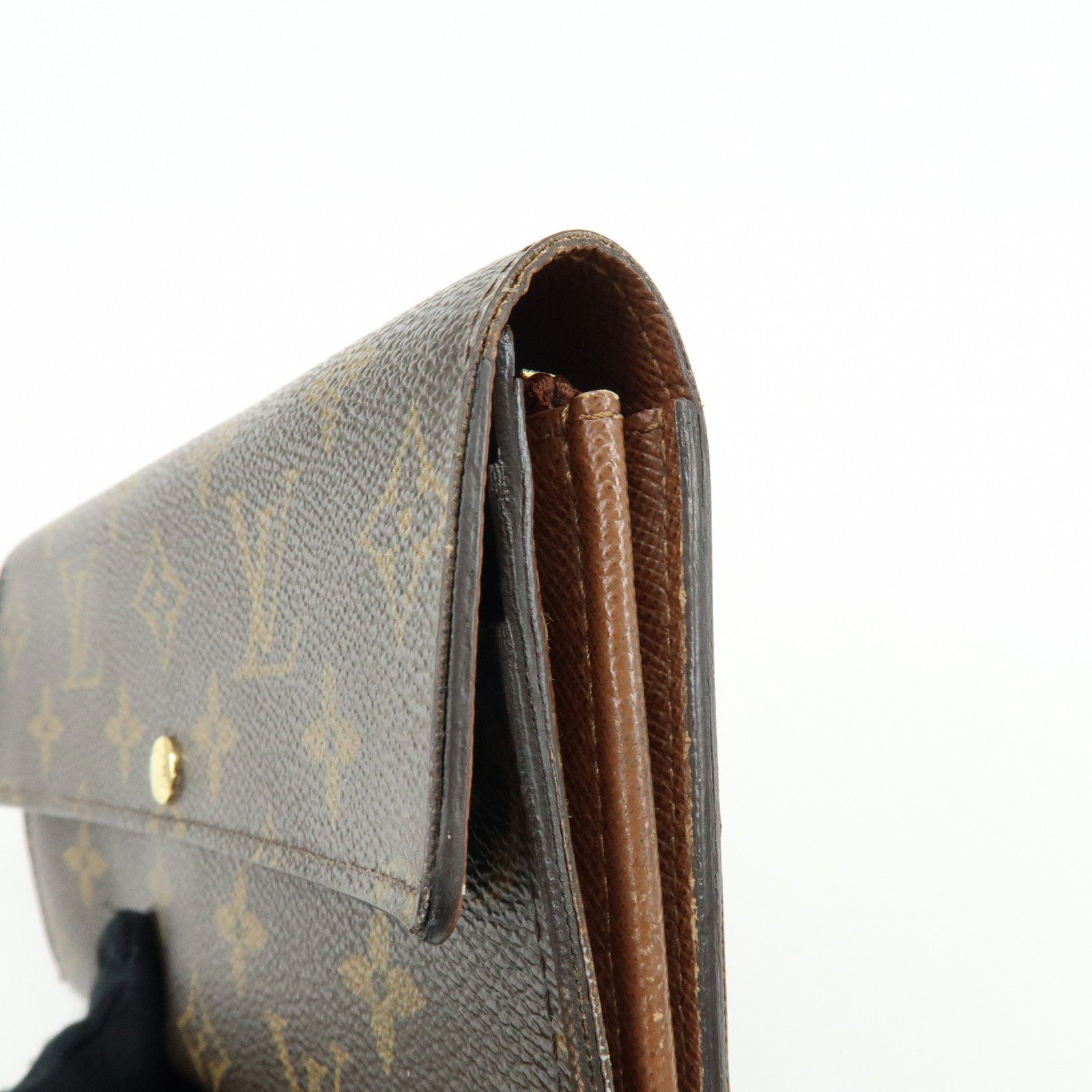 Louis Vuitton Monogram Portefeuille Sarah Long Wallet Brown M61734