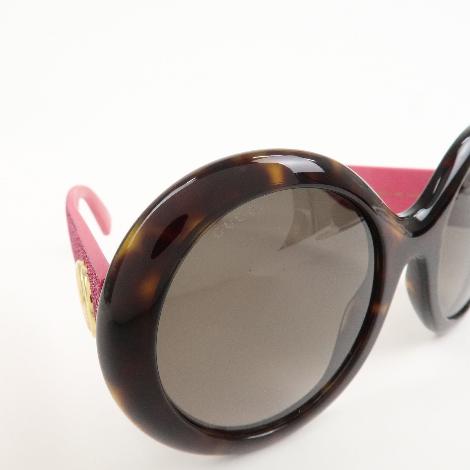GUCCI Interlocking G Plastic Sunglasses 003 53□24-140 GG0101S