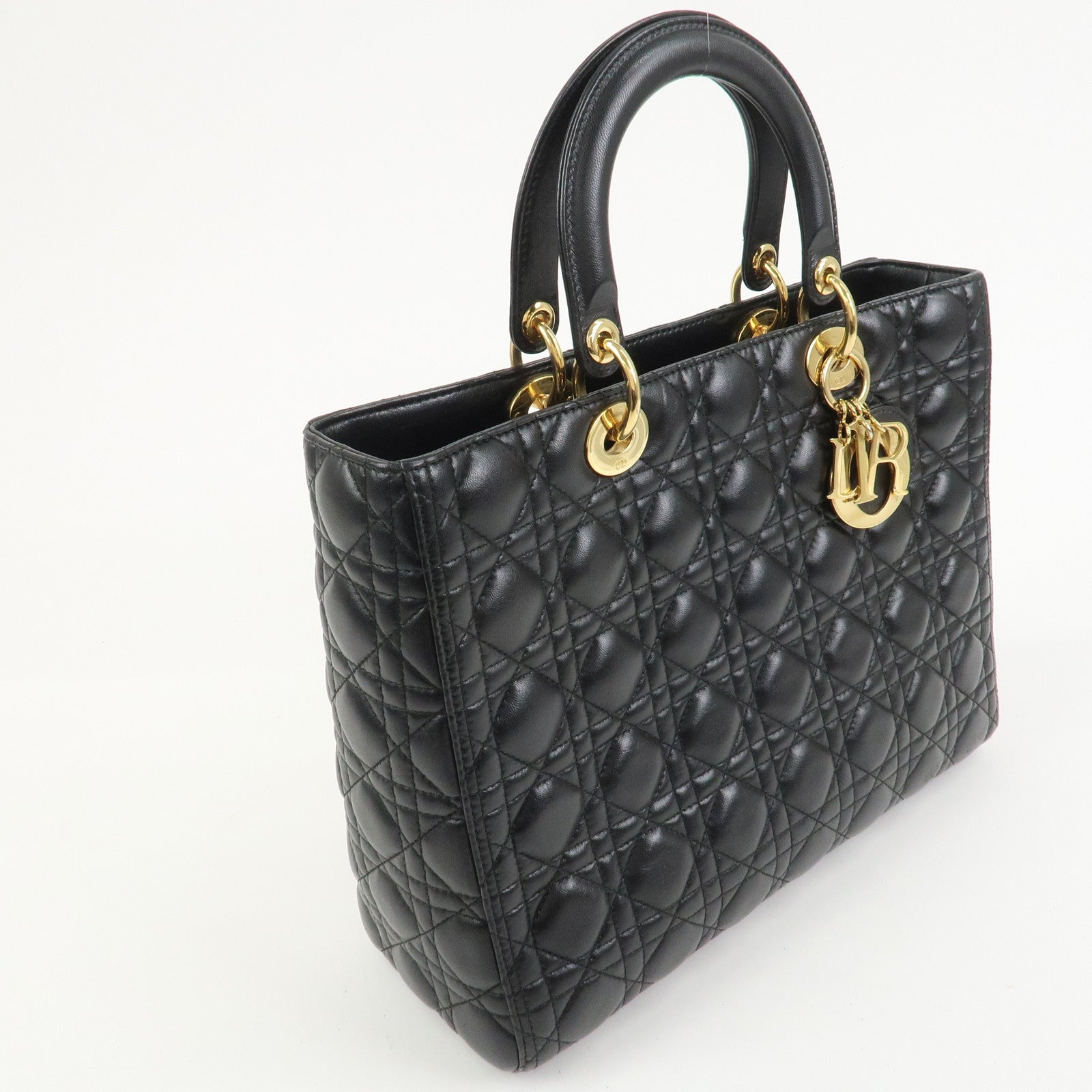 Christian Dior Cannage Lady Dior 2Way Hand Shoulder Bag CAL44560