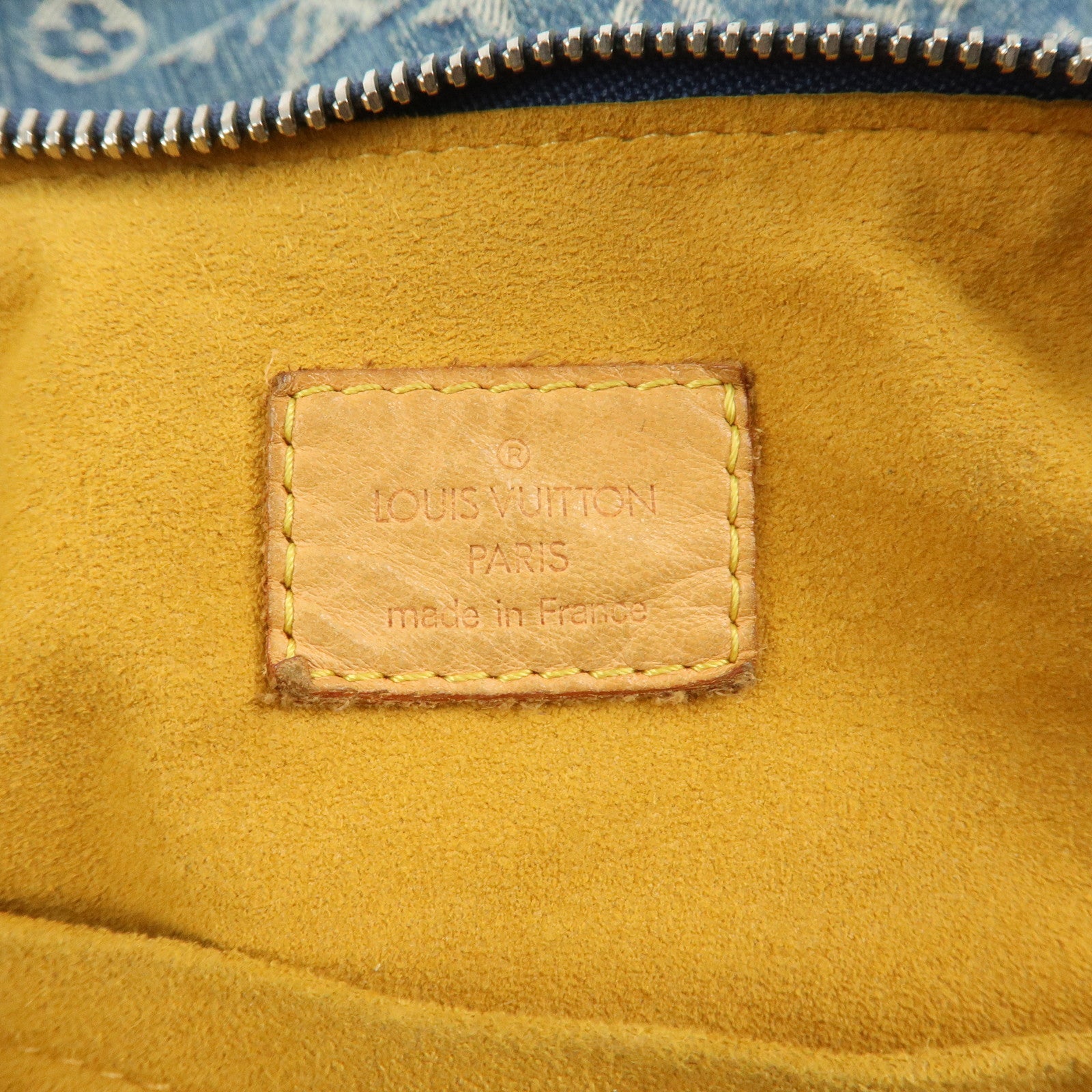 Louis Vuitton Monogram Denim Baggy GM Shoulder Bag Blue M95048