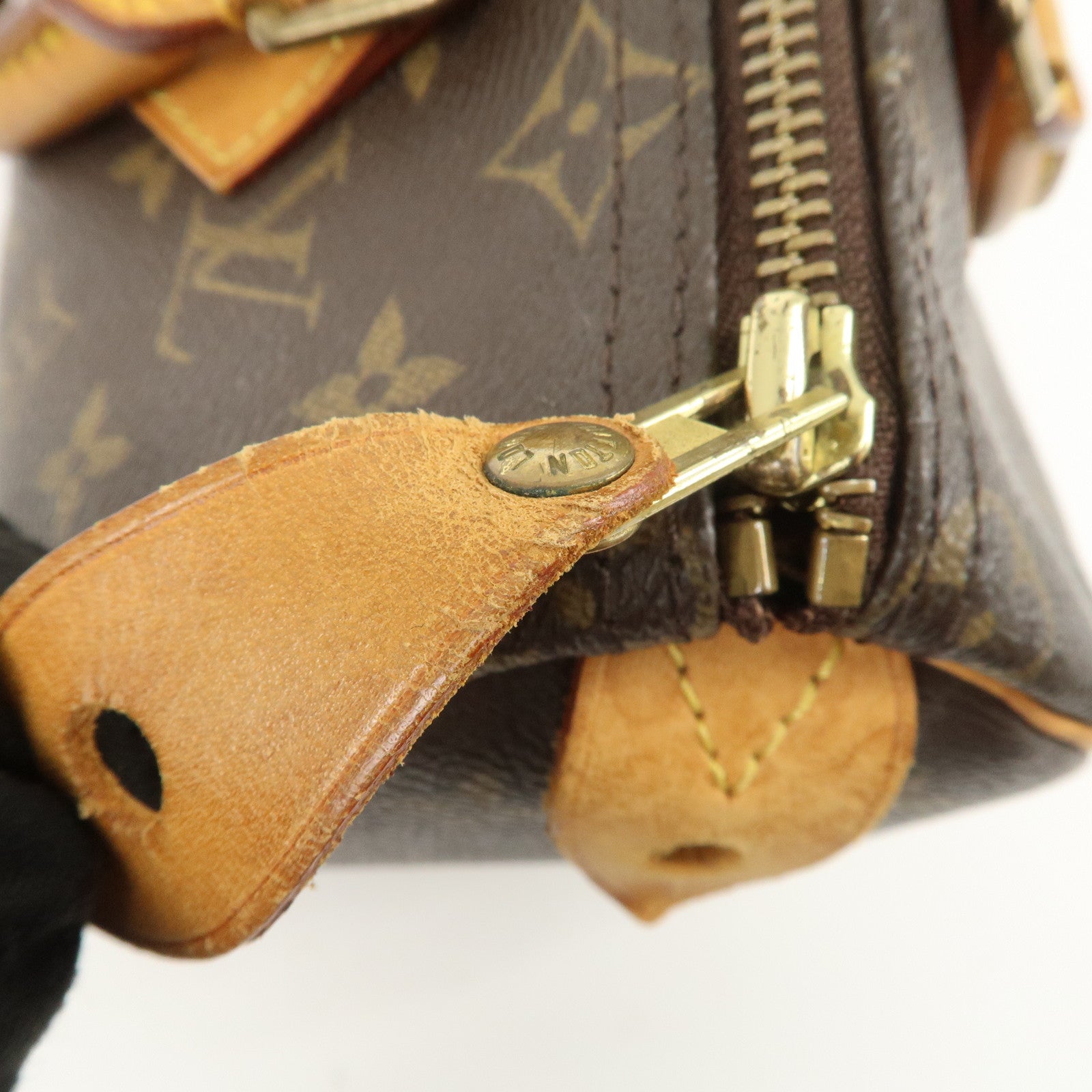 Louis Vuitton Monogram Speedy 25 Boston Bag Hand Bag Brown M41528