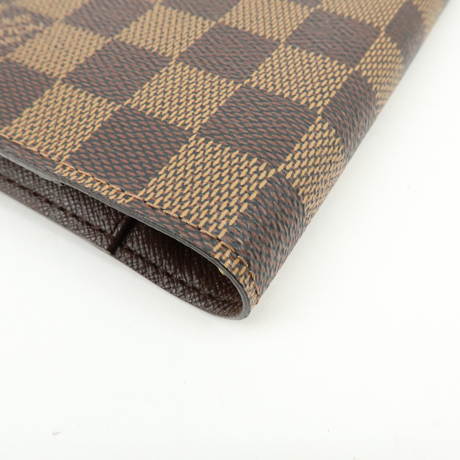 Louis Vuitton Damier Ebene Agenda PM Planner Cover Brown R20700