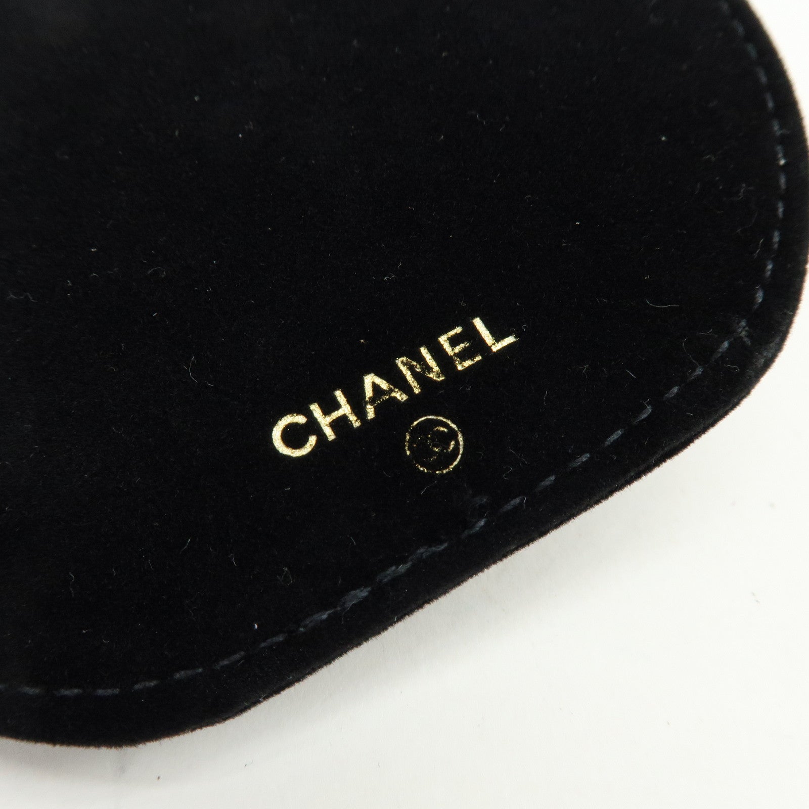 CHANEL Caviarskin Jewelry Case Cosmetic Case Accessory Pouch Pink