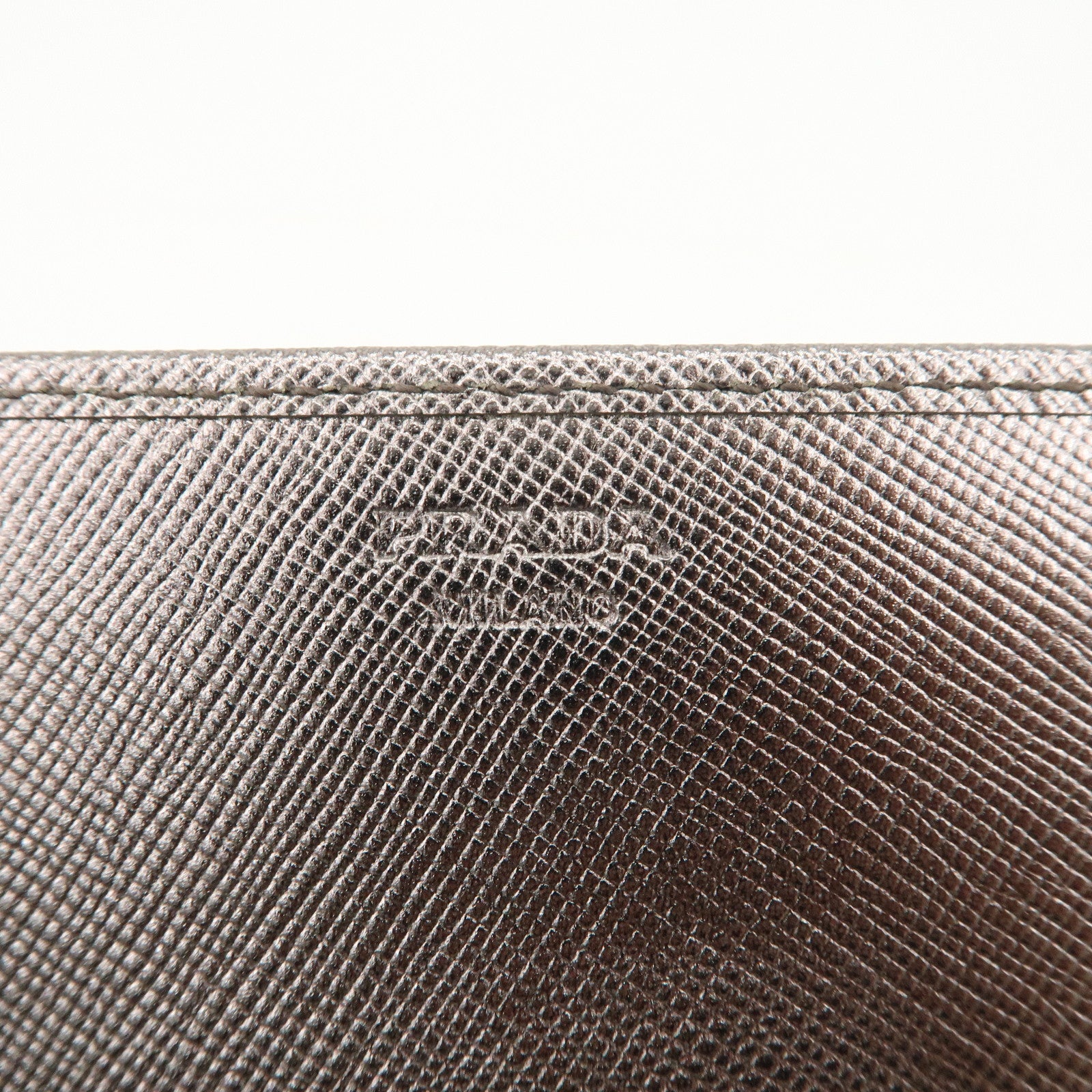 PRADA Leather Saffiano Leather Set of 3 Long Wallet 1MH132/1M1132