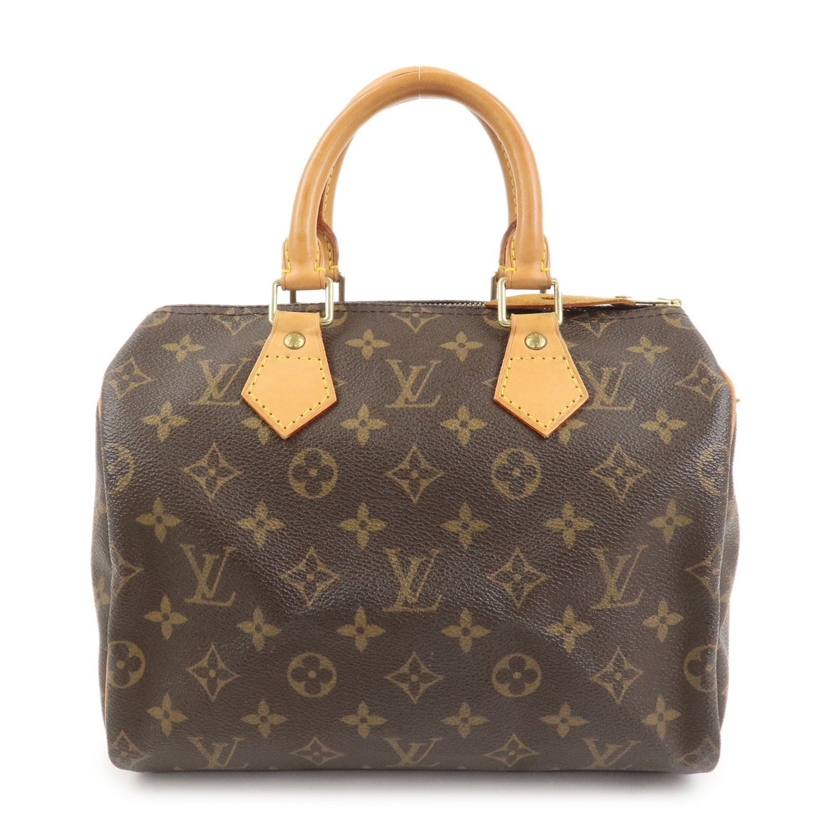 Louis Vuitton Monogram Speedy 25 Boston Bag Hand Bag Brown M41528