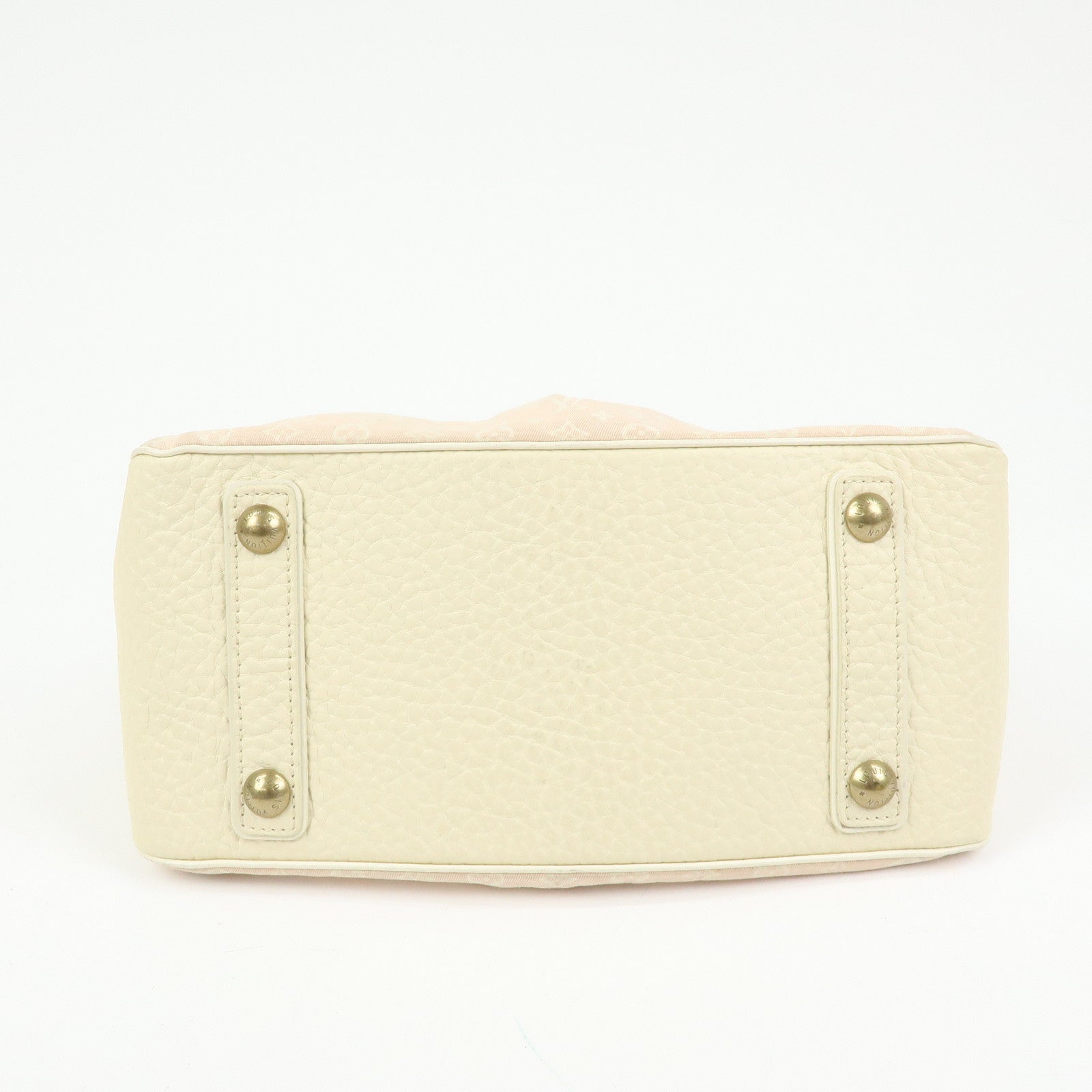 Louis Vuitton Monogram Mini Lin Trapeze PM Canvas Hand Bag M40062