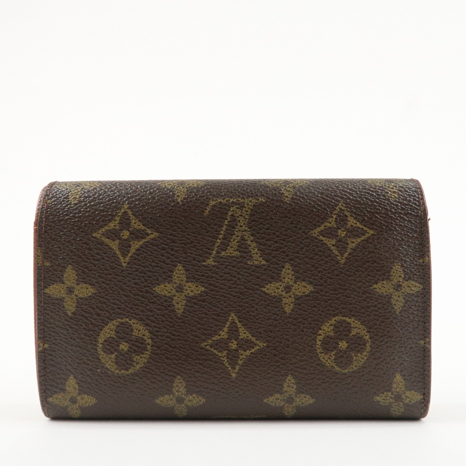 Louis Vuitton Monogram Porte Monnaie Billets Tresor Wallet M61730 Used