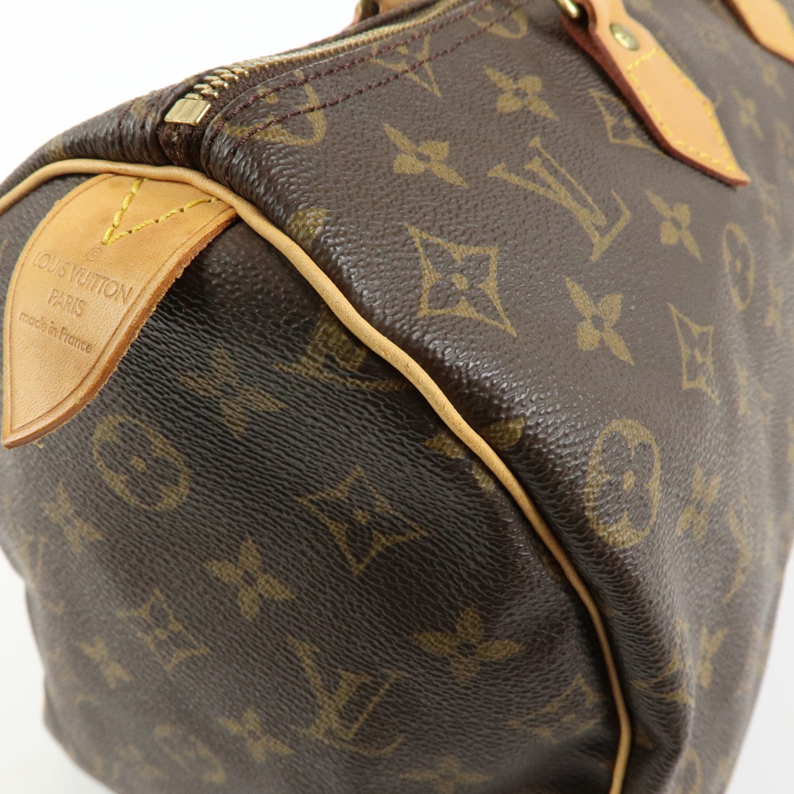 Louis Vuitton Monogram Speedy 35 Boston Bag Hand Bag Brown M41524