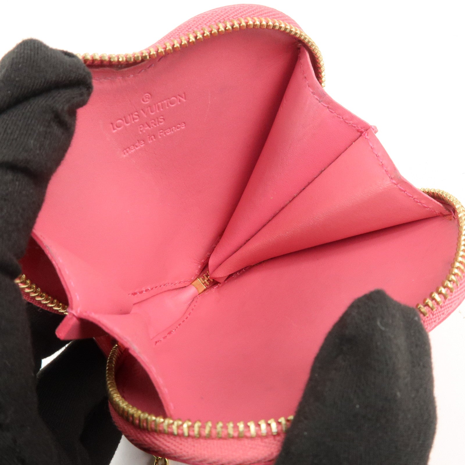Louis Vuitton Monogram Vernis Porte Monnaie Coeur Coin Case M93562
