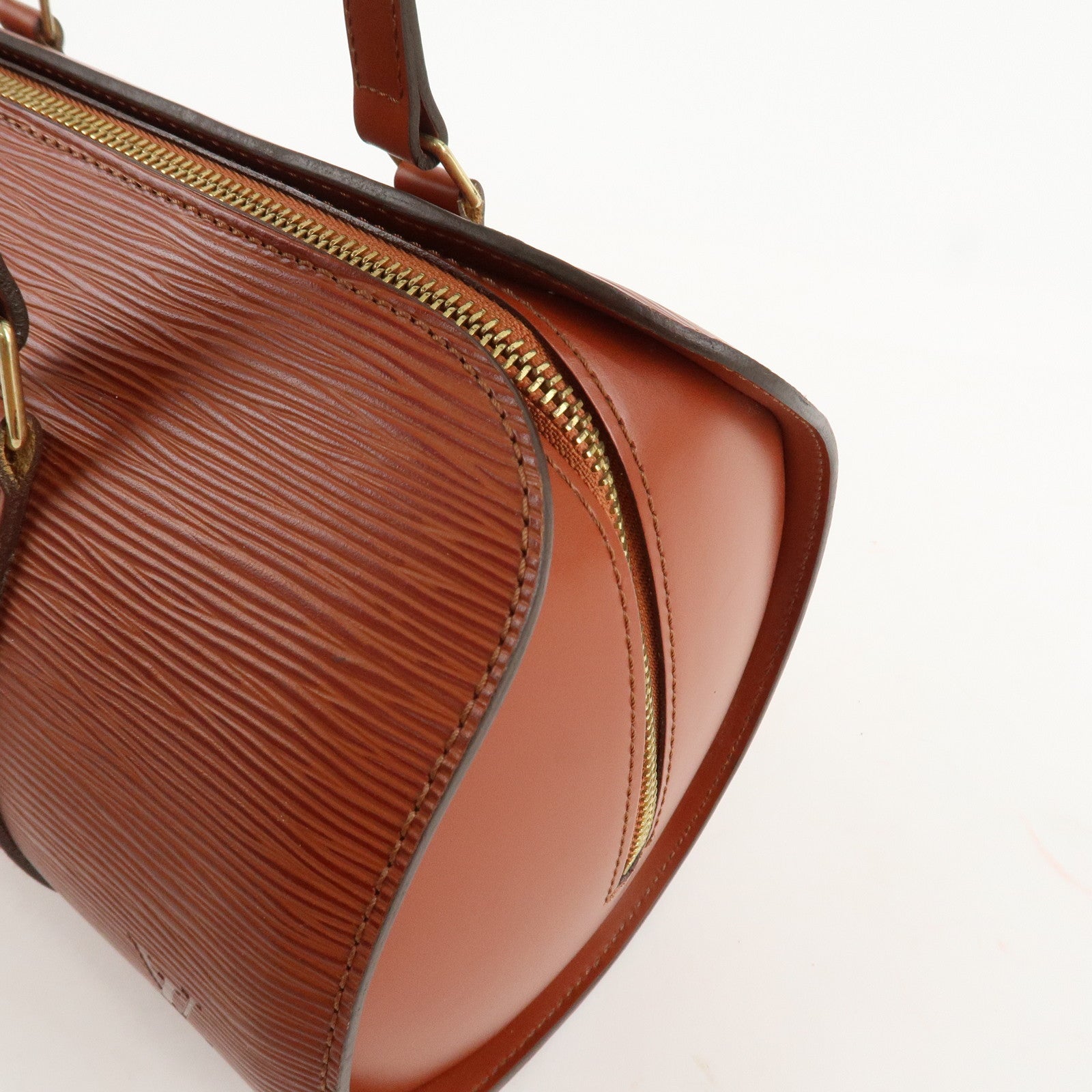 Louis Vuitton Epi Soufflot Shoulder Bag Kenya Brown M52223 Used