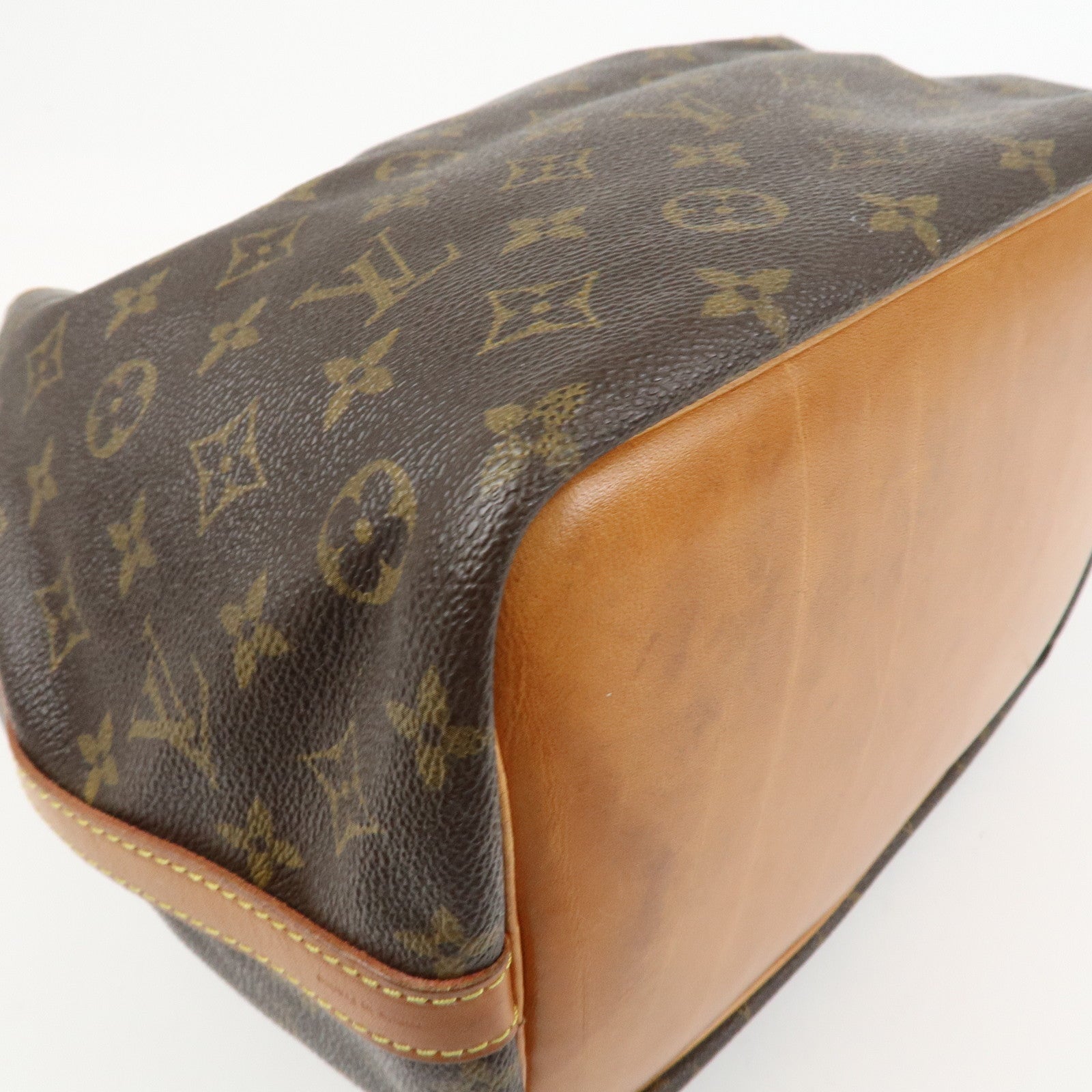 Louis Vuitton Monogram Petit Noe Shoulder Bag Brown M42226