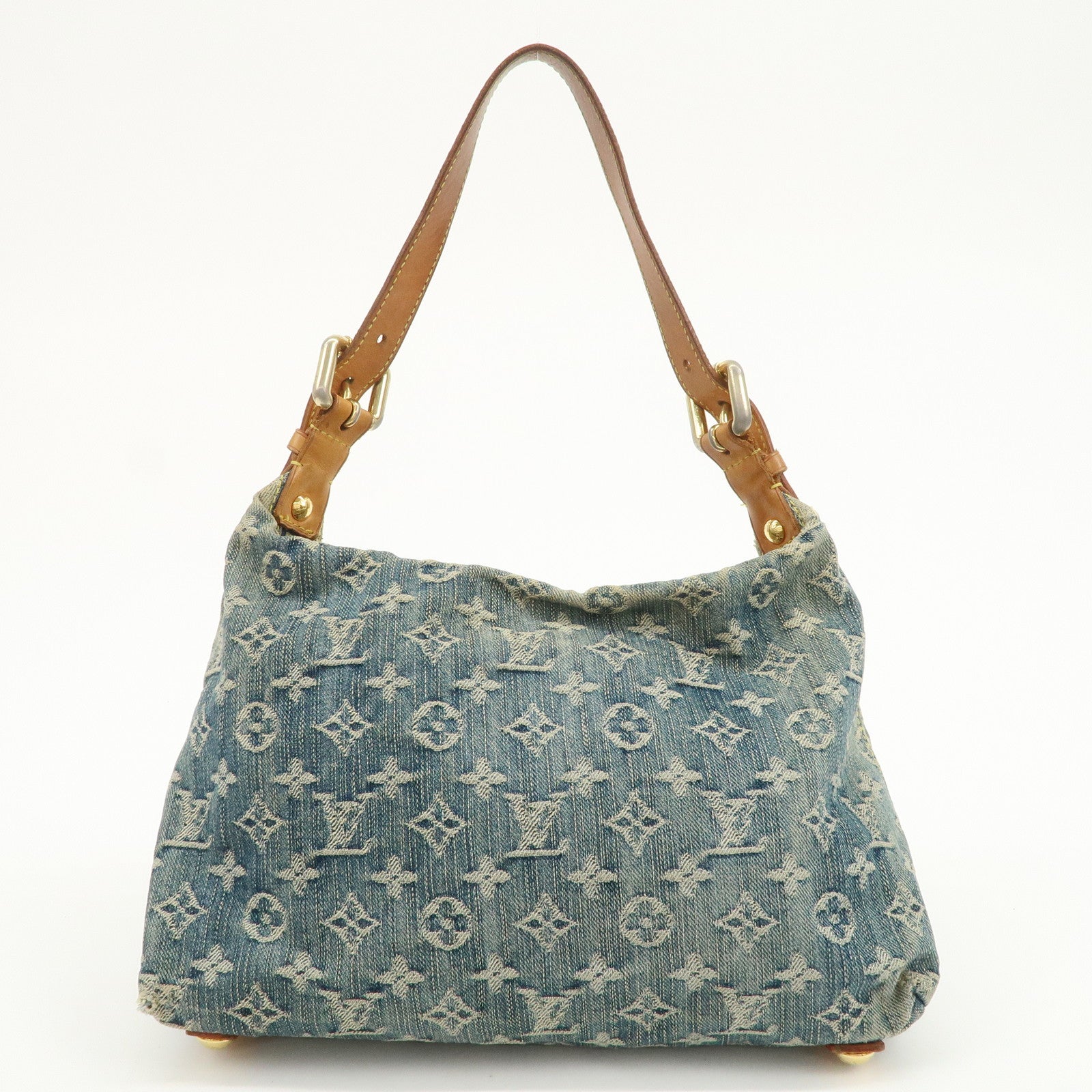 Louis Vuitton Monogram Denim Baggy PM 2Way Bag Shoulder Bag M95049