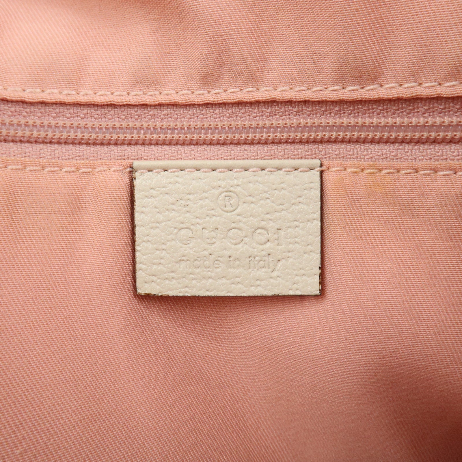 GUCCI Abbey GG Canvas Leather Tote Bag Shoulder Bag Pink 141470