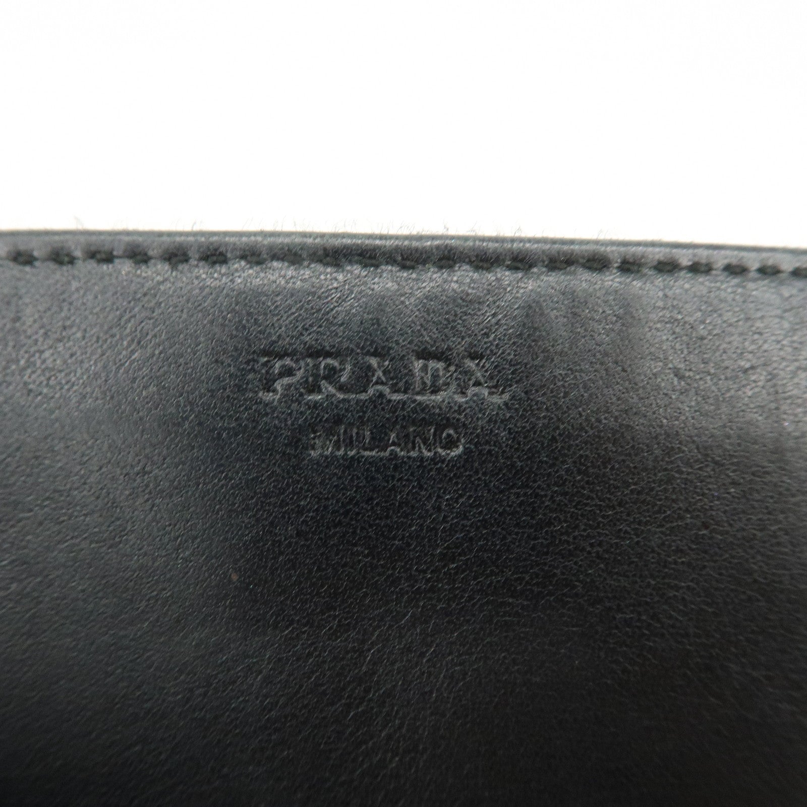 PRADA Saffiano Leather Nylon Set of 3 Long Wallet Beige 1MH132