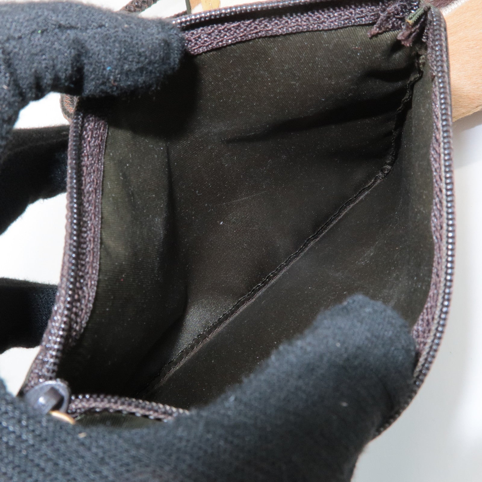 Christian Dior Leather Unborn Calf Tote Bag Leopard Beige Brown Used