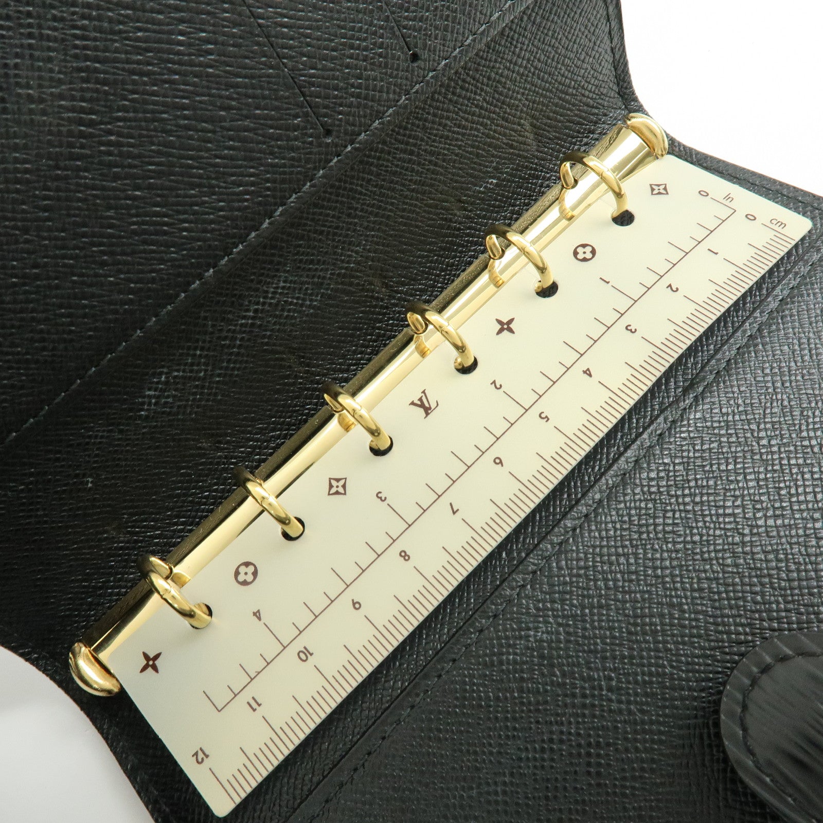 Louis Vuitton Epi Agenda PM Planner Cover Noir R20052