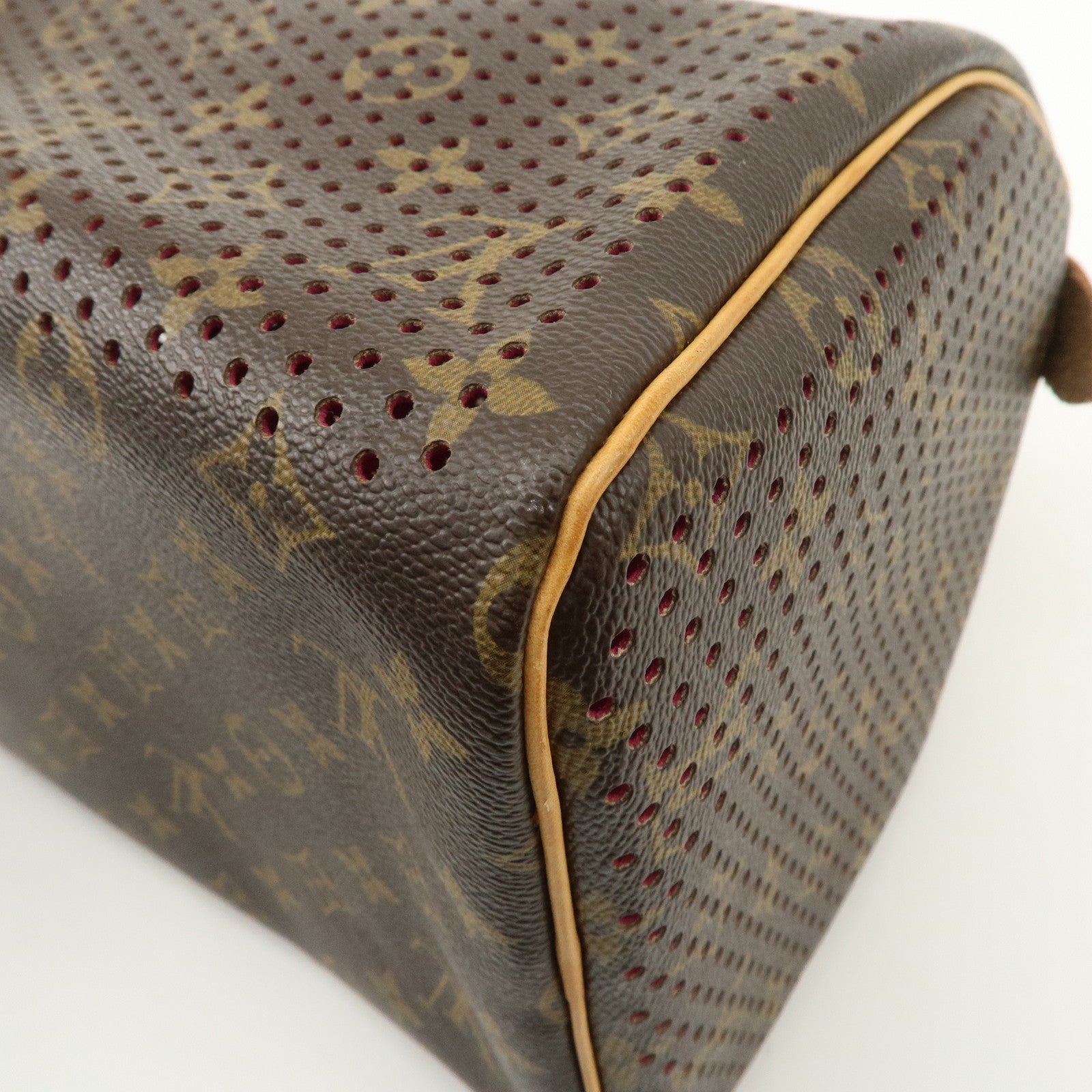 Louis Vuitton Monogram Perforated Speedy 30 Boston Bag M95180