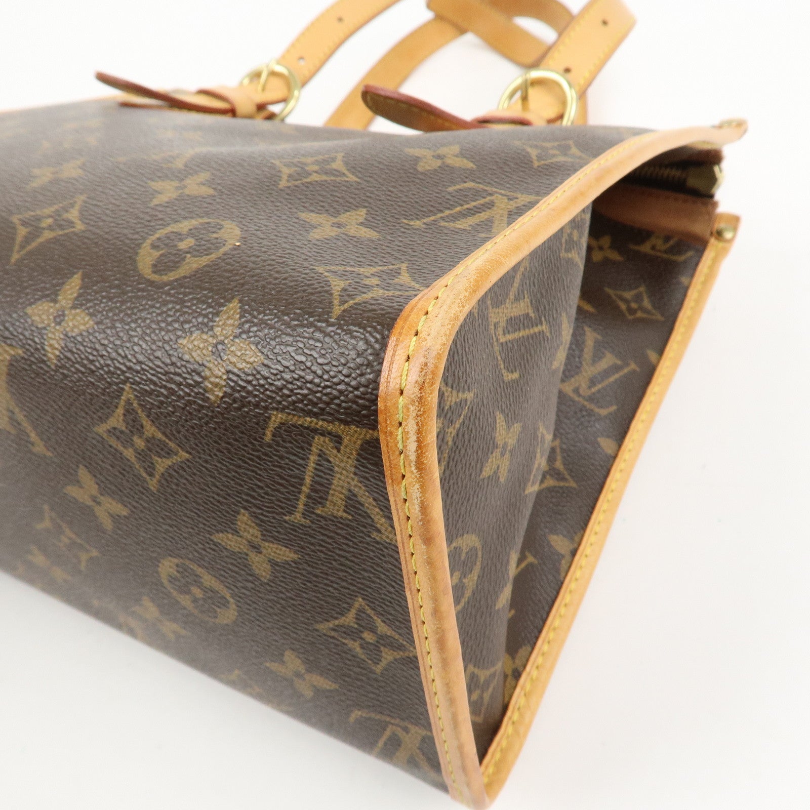 Louis Vuitton Monogram Popincourt Haut Shoulder Bag Brown M40007