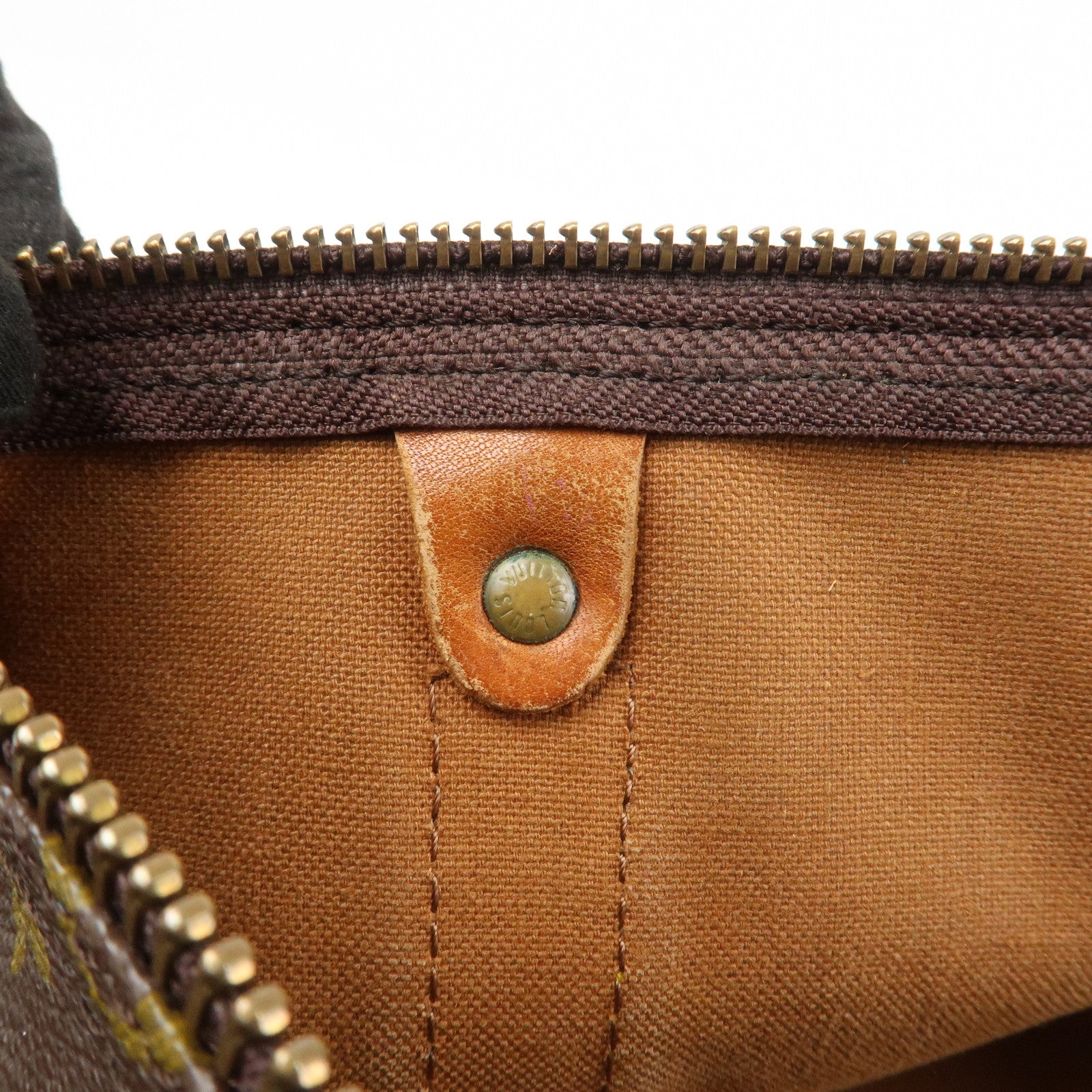 Louis Vuitton Monogram Keep All 55 Boston Bag Brown M41424