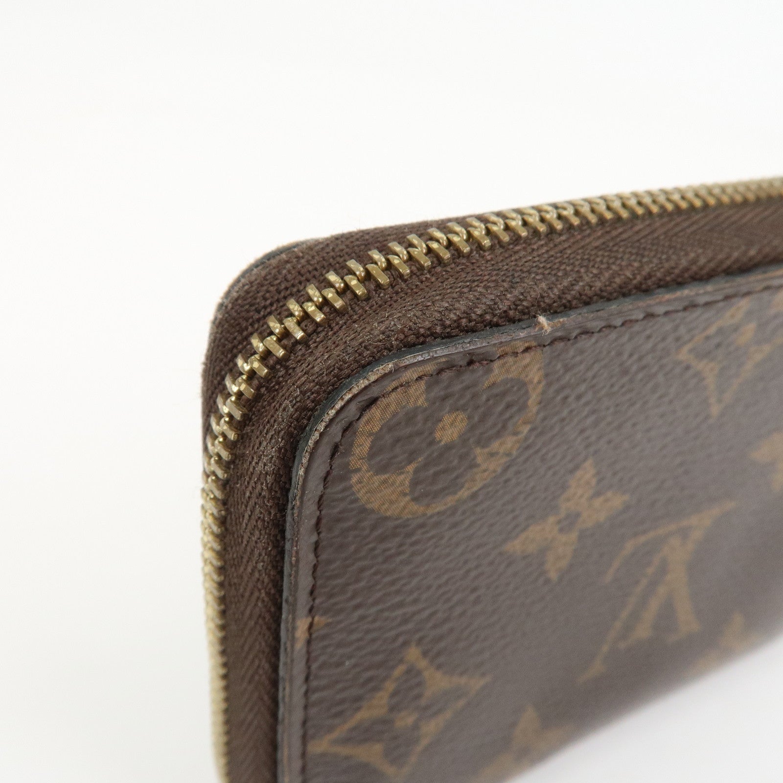 Louis Vuitton Monogram Canvas Zippy Coin Purse Wallet Brown M60067