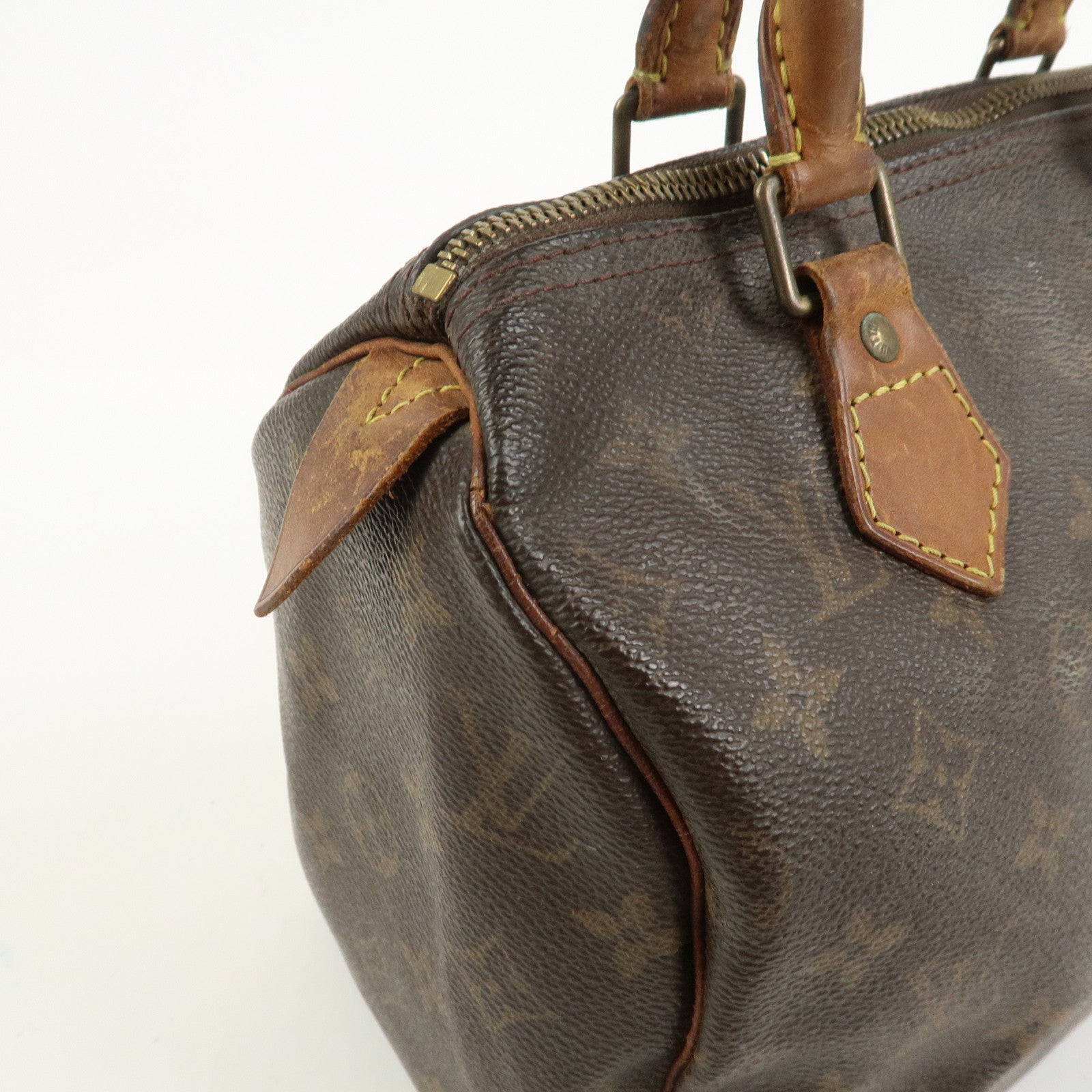 Louis Vuitton Monogram Speedy 25 Boston Bag Hand Bag Brown M41528
