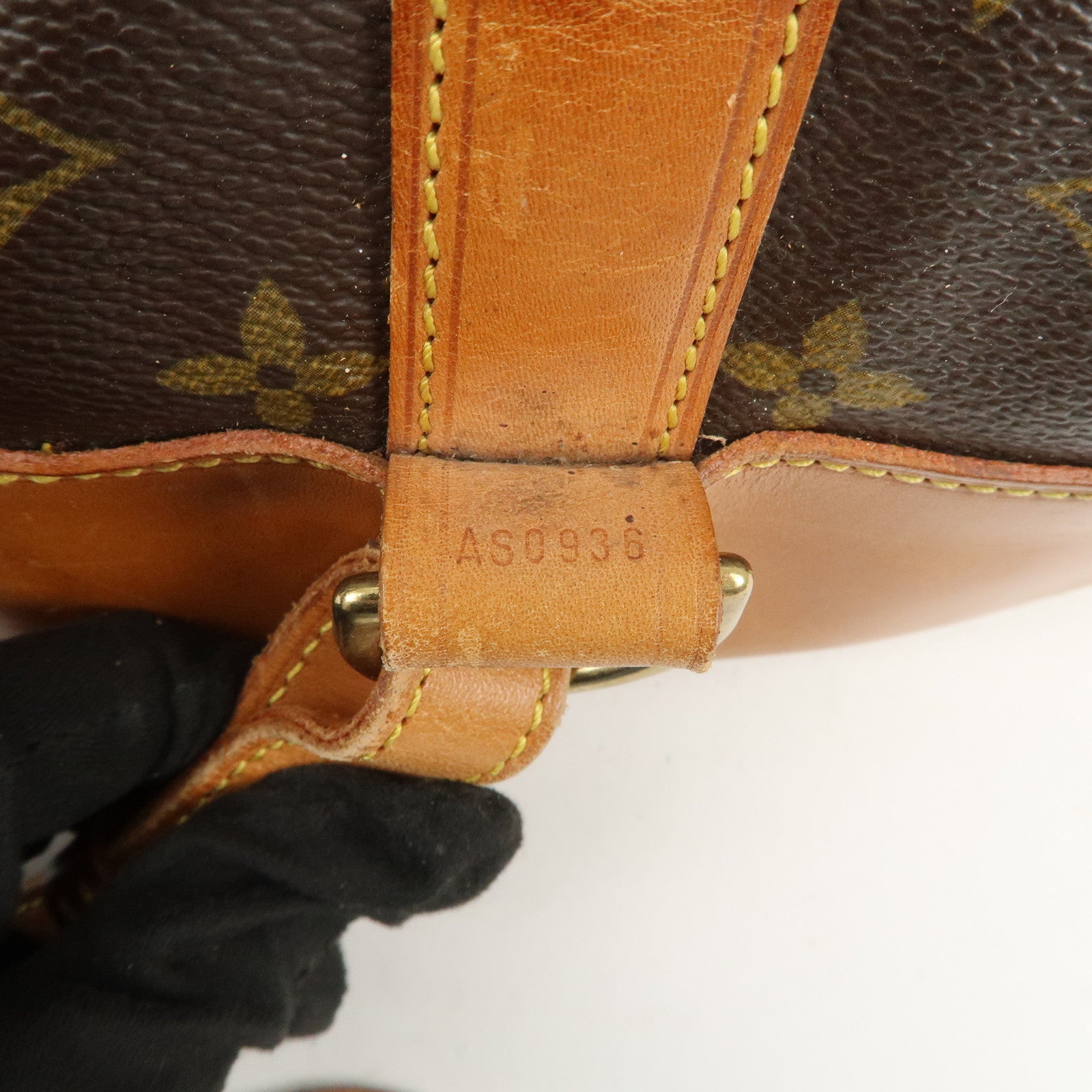 Louis Vuitton Monogram Randonnee PM Shoulder Bag Brown M42243