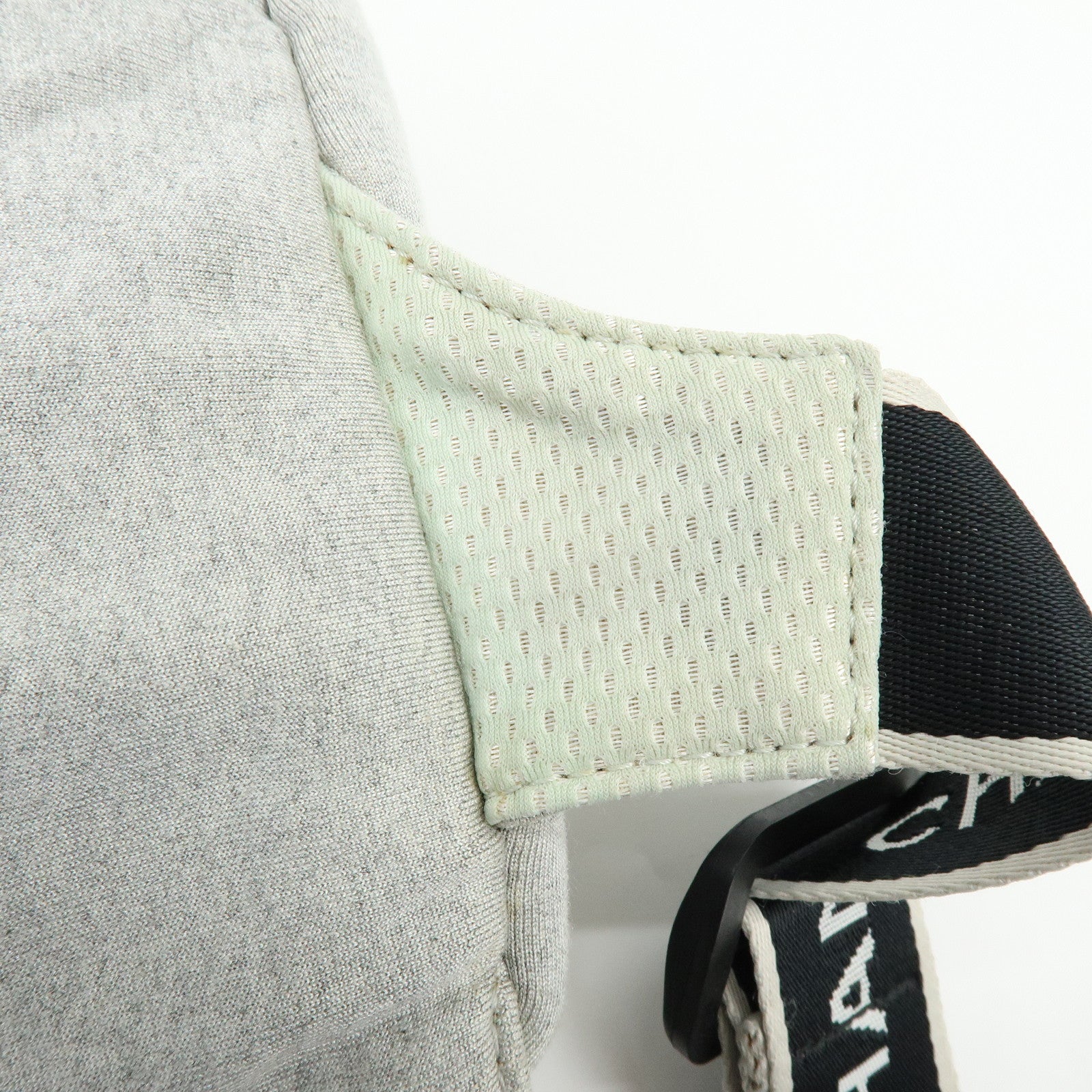 CHANEL CHANEL Sports COCO Mark Canvas Waist Bag Body Bag Gray