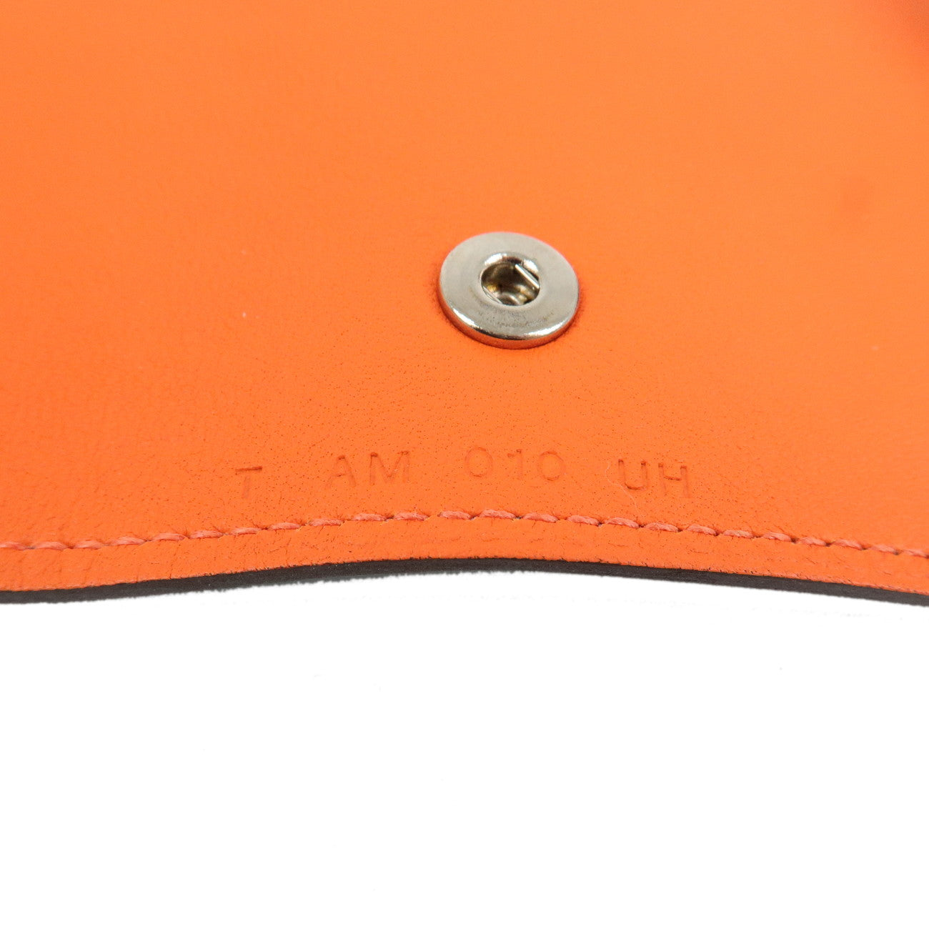 HERMES Ulysse PM Leather Agenda Planner Cover Light Blue Orange
