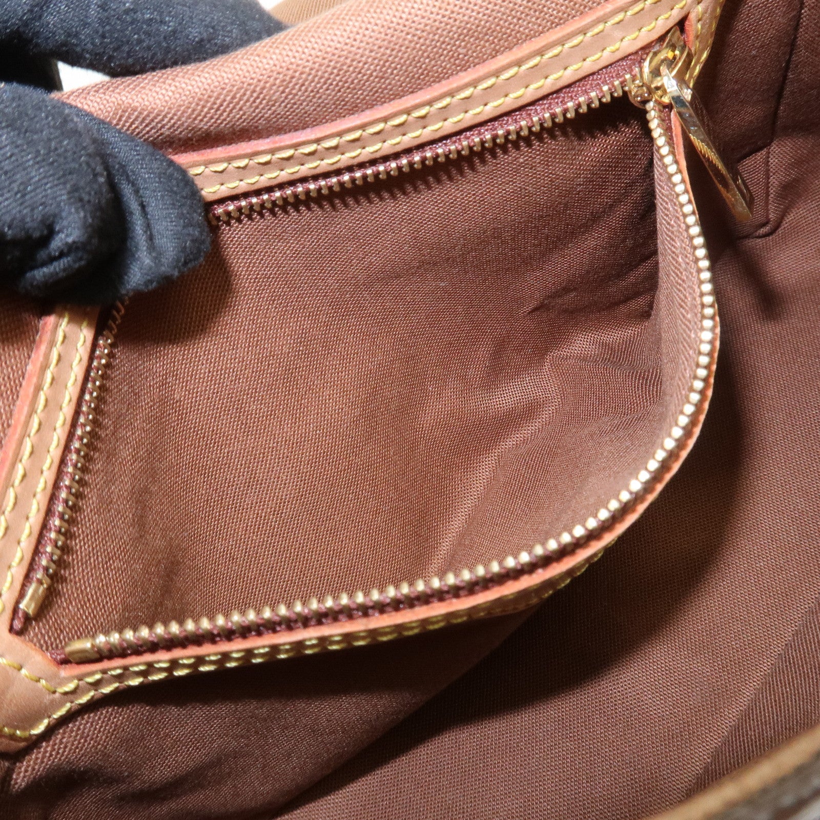 Louis Vuitton Monogram Mini Looping Shoulder Bag Brown M51147