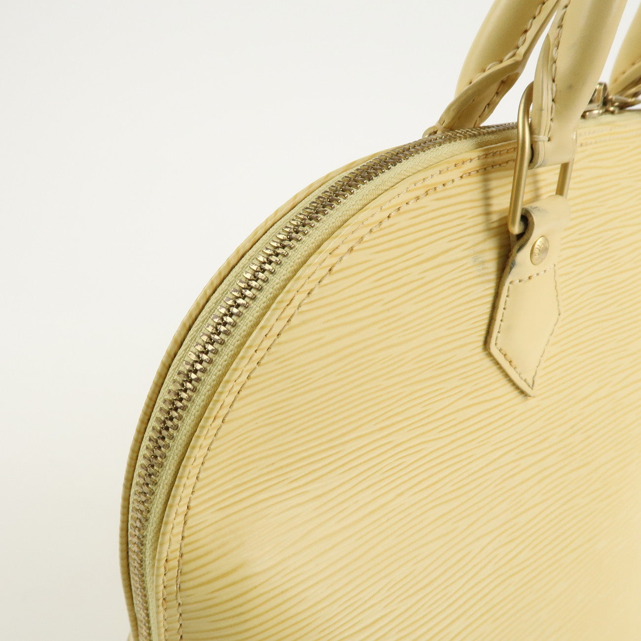 Louis Vuitton Epi Leather Alma Hand Bag Vanilla M5214A Used