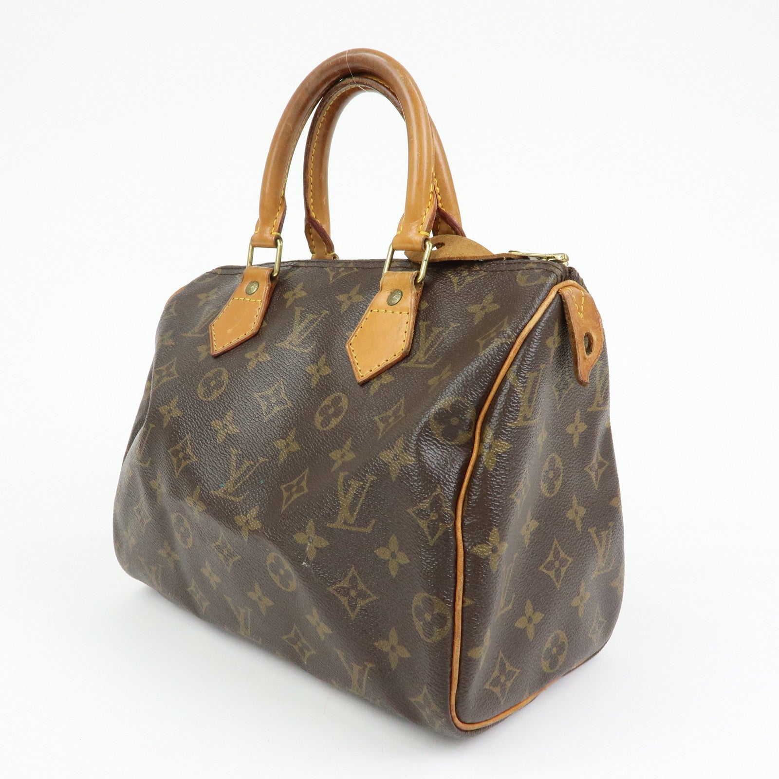 Louis Vuitton Monogram Speedy 25 Boston Bag Hand Bag Brown M41528