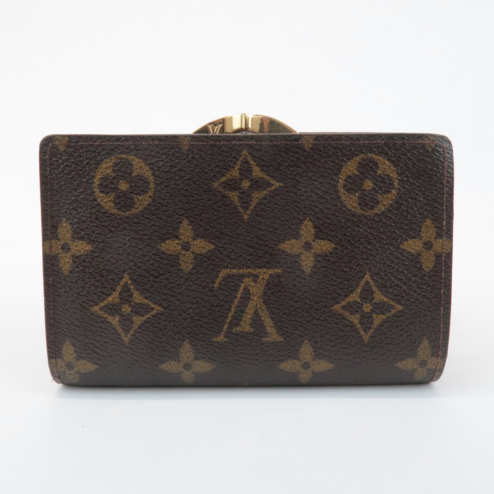 Louis Vuitton Monogram Porte Monnaie Billets Viennois Wallet M61663 Used