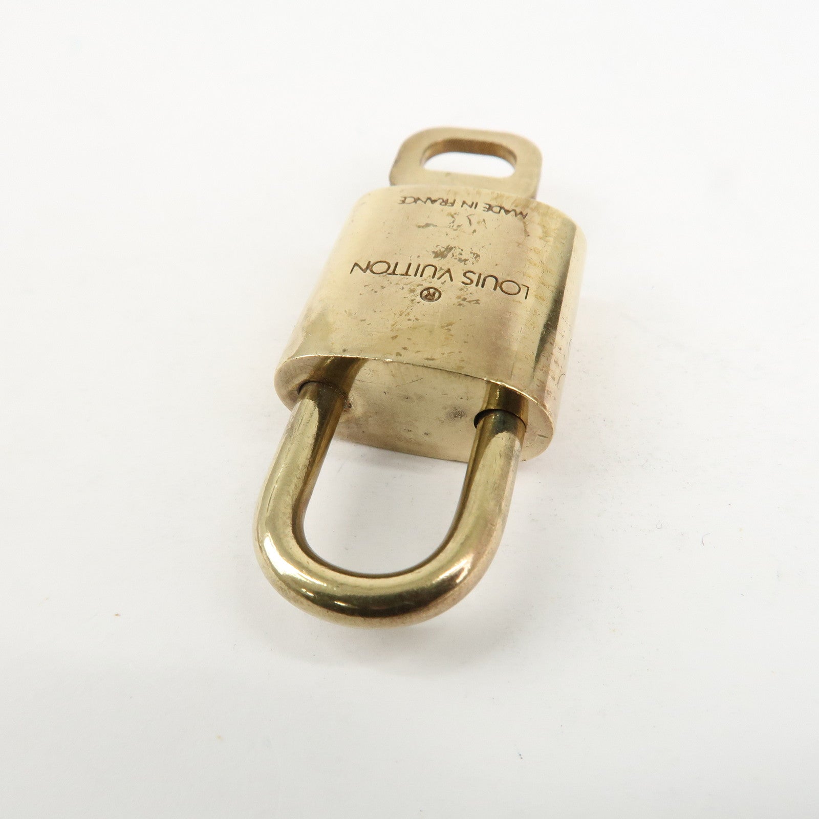 Louis Vuitton Set of 10 Lock & Key Cadena Key Lock Metal Gold
