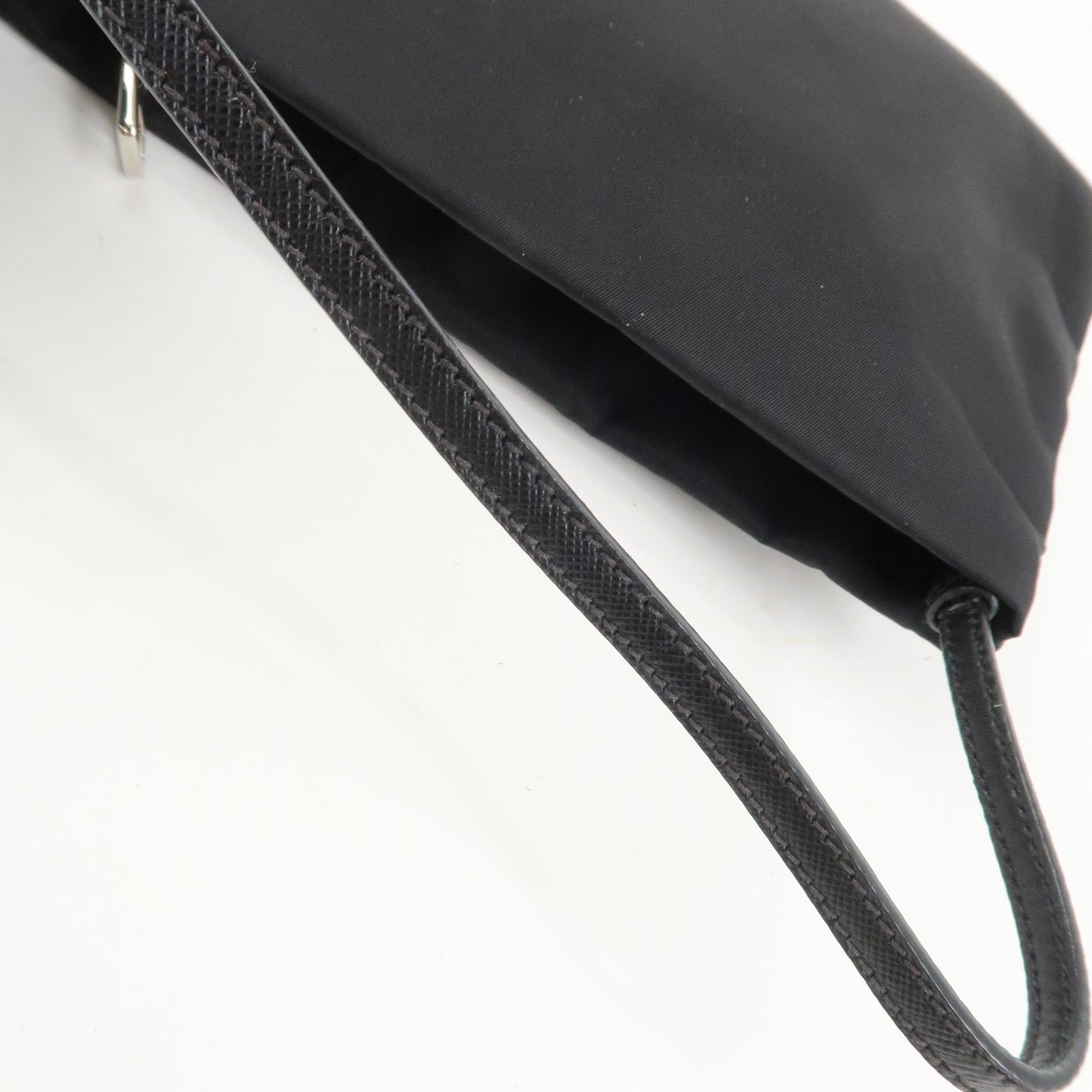 PRADA Evening Heart Nylon Saffiano Leather Shoulder Bag 1N1588