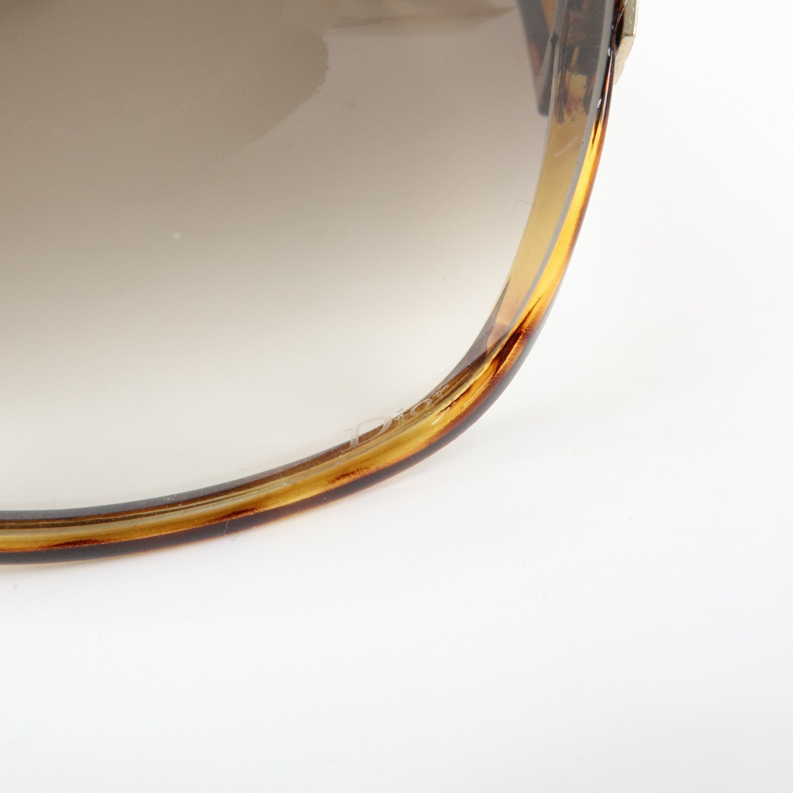 Christian Dior Canage Madrague Plastic Sunglasses Brown 64□16 120