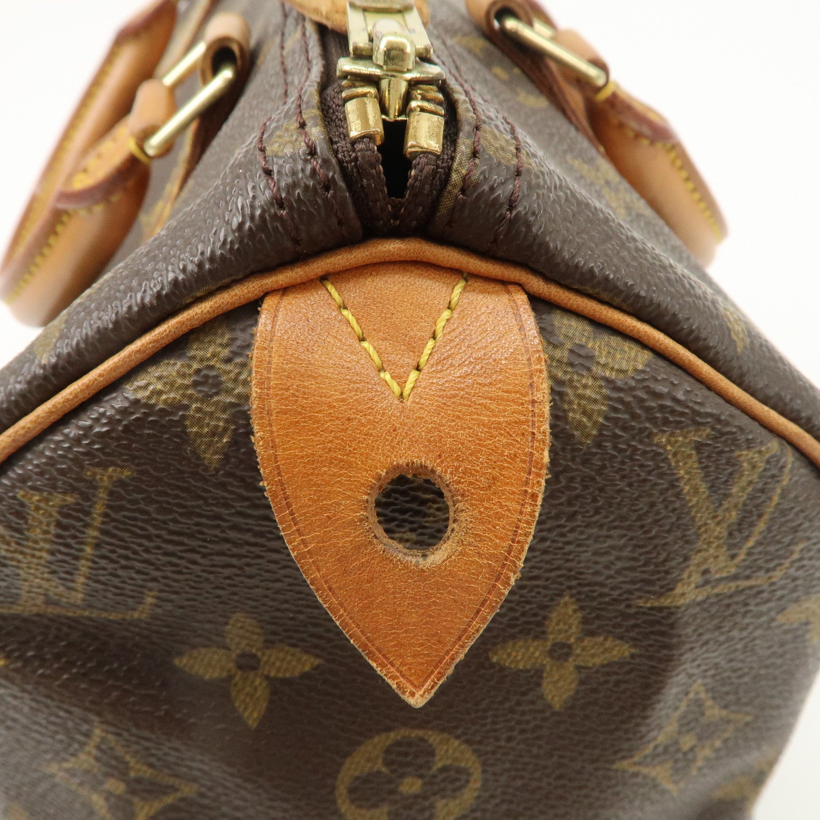 Louis Vuitton Monogram Speedy 30 Boston Bag Hand Bag M41526 Used
