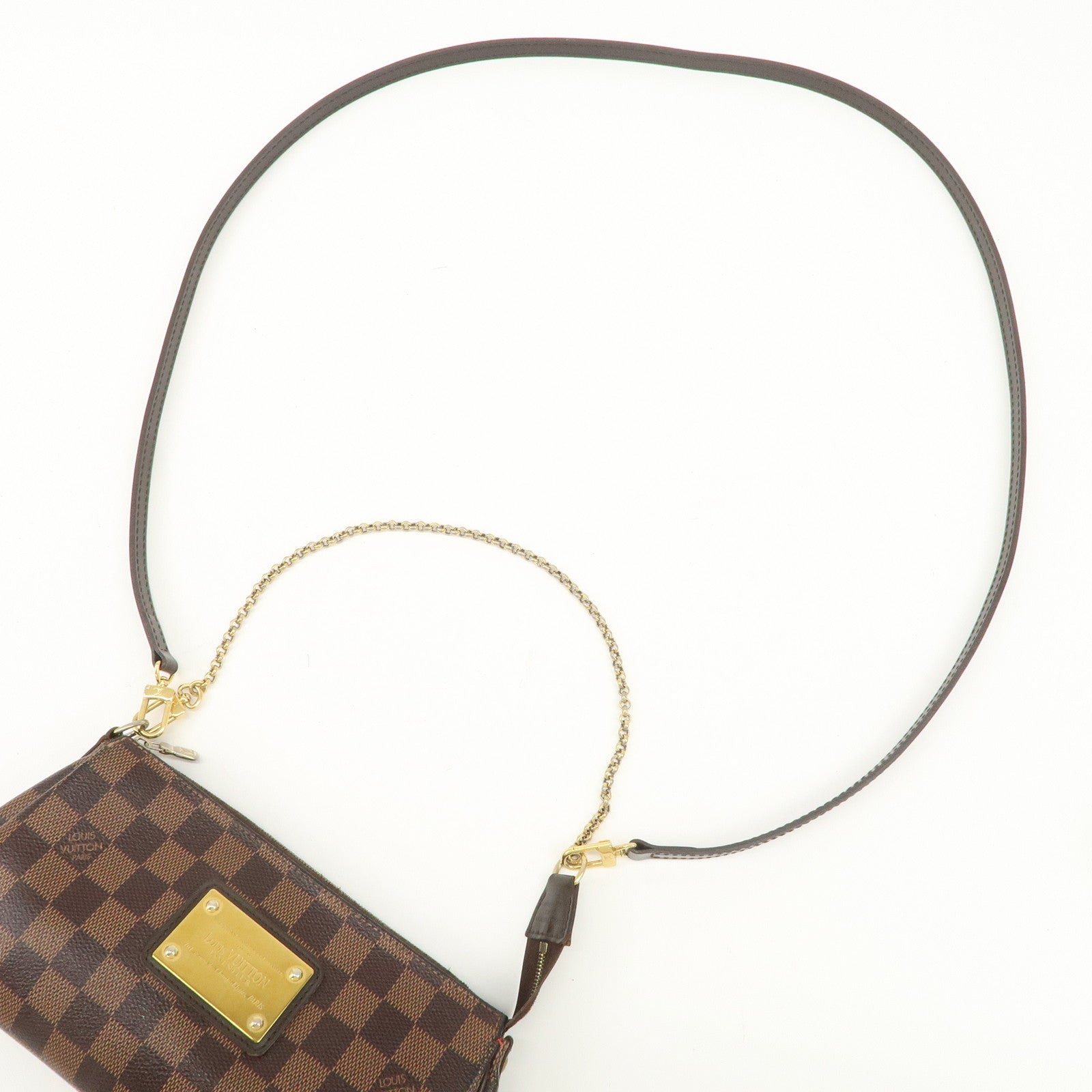 Louis Vuitton Damier Eva 2Way Bag Shoulder Bag Damier Ebene N55213