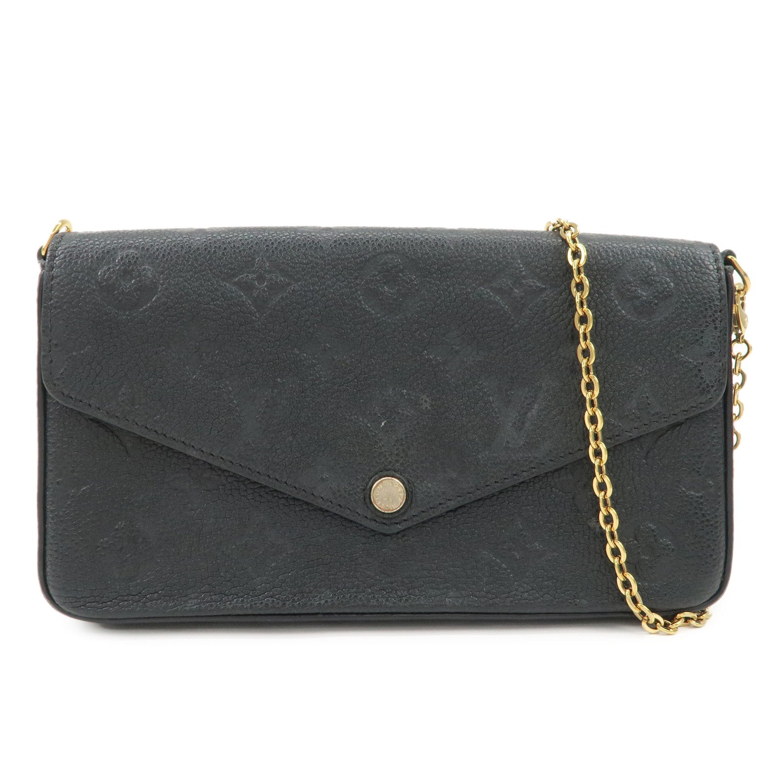 Louis Vuitton Monogram Empreinte Pochette Felicie Noir M82477