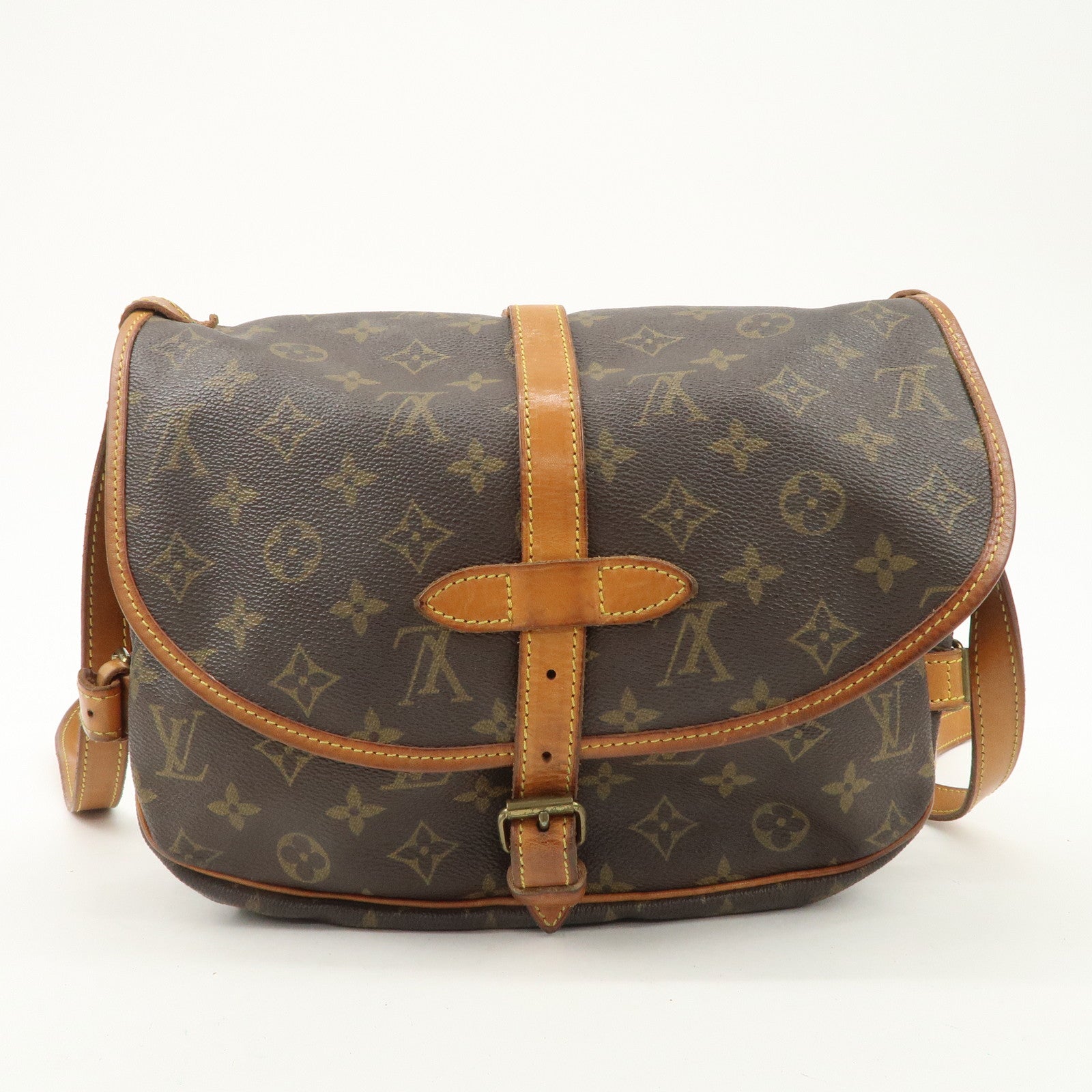 Louis Vuitton Monogram Saumur 30 Crossbody Bag Shoulder Bag M42256 Used