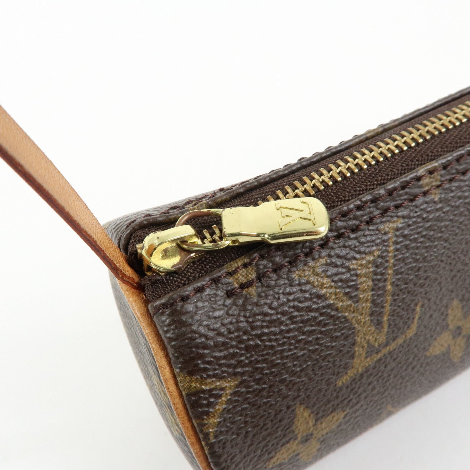 Louis Vuitton Monogram Mini Pouch for Papillon Bag Brown