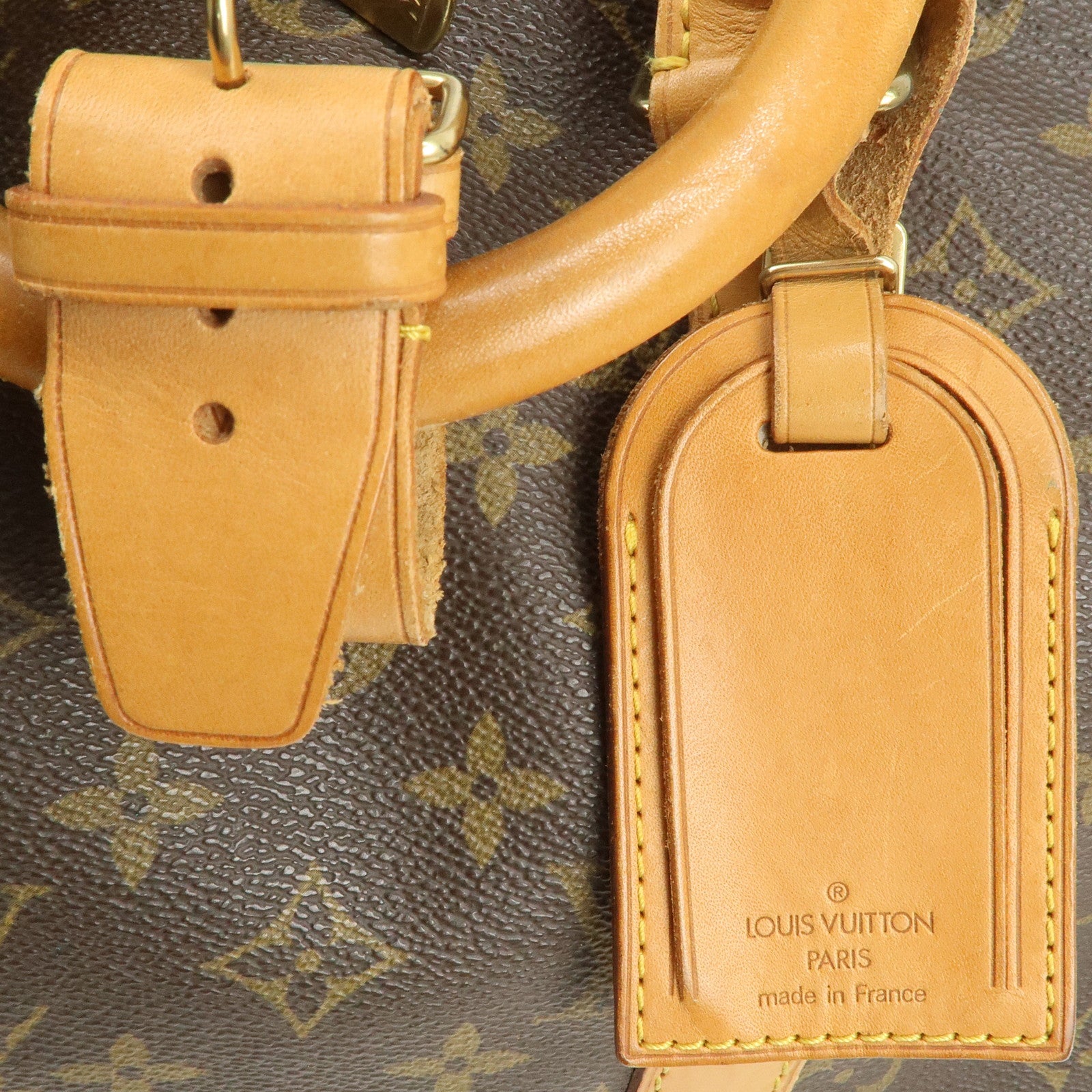 Louis Vuitton Monogram Keep All 45 Boston Bag Brown M41428